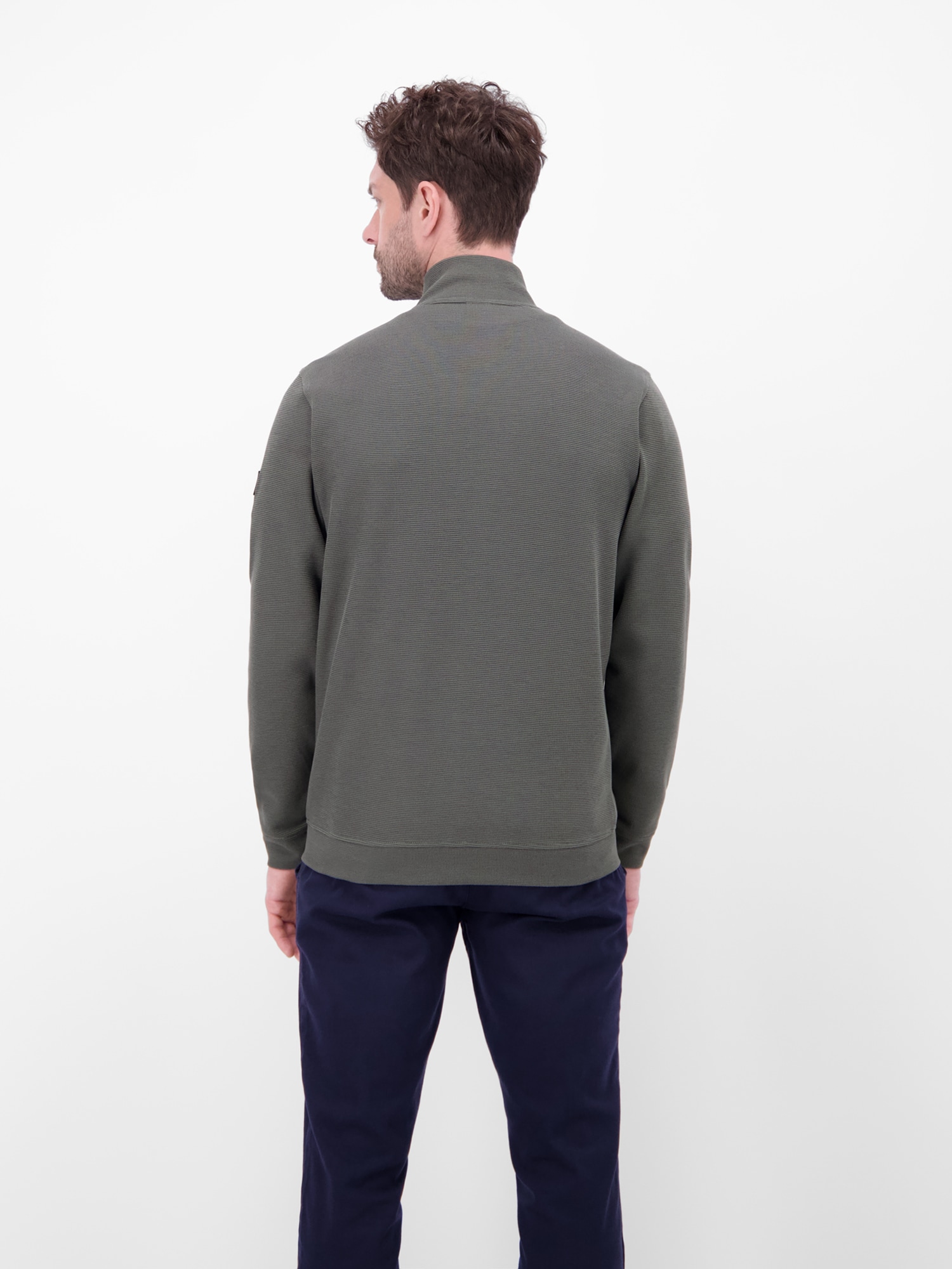 LERROS Sweatjacke »Sweatjacke aus Baumwollmischgewebe«