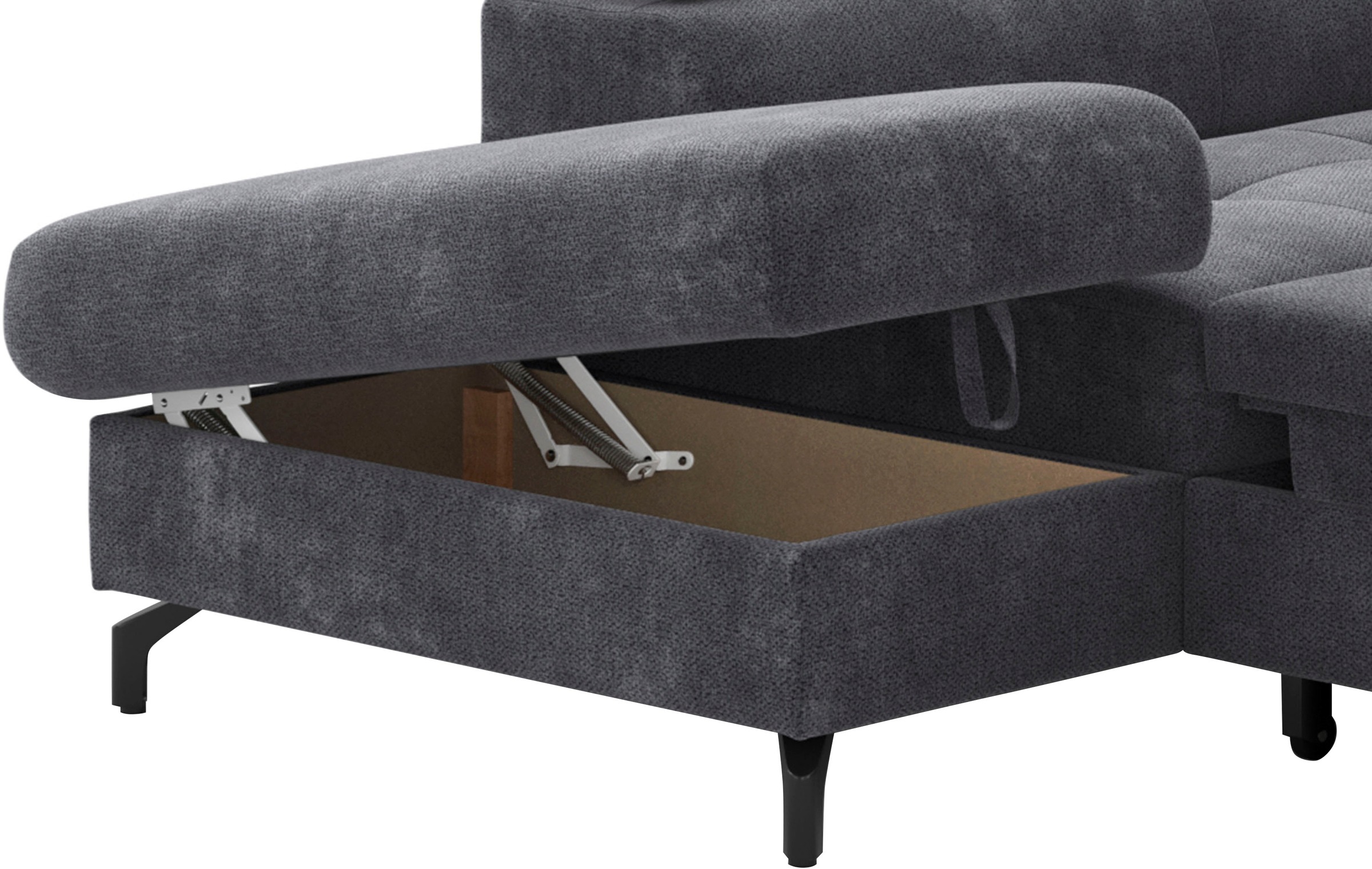 COTTA Ecksofa »Aura L-Form«, mit Schlaffunktion, Bettkasten und Kopfteilverstellung