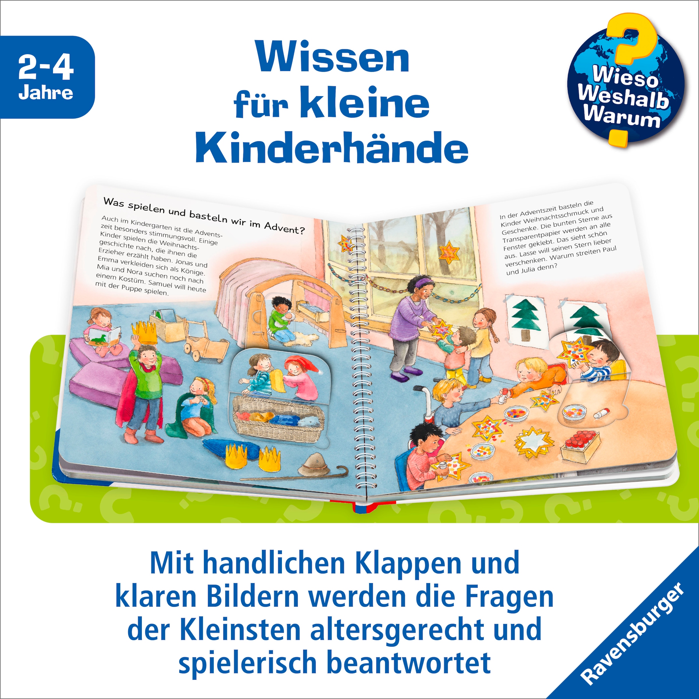 Ravensburger Kinderbuch »Wieso? Weshalb? Warum? junior, Band 44 Was machen wir an Weihnachten?«