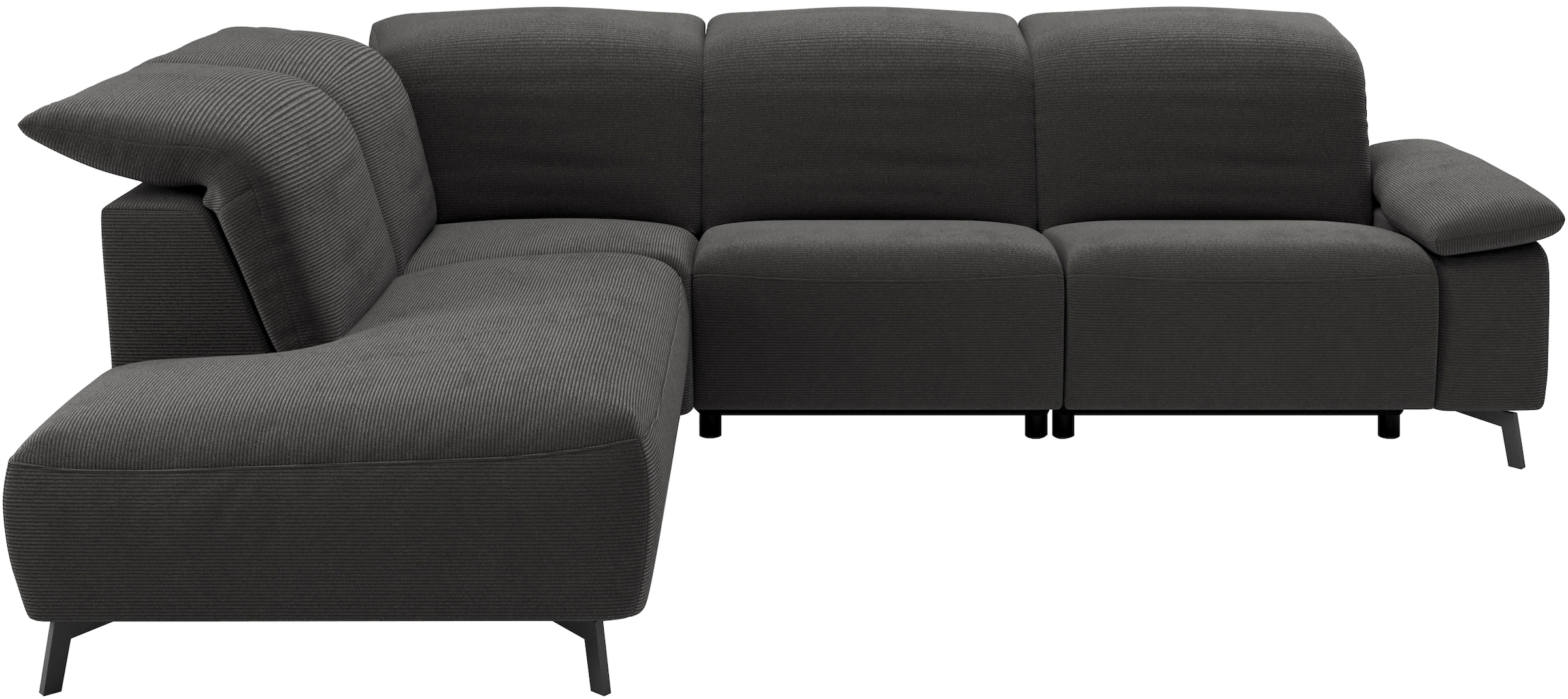 Musterring Ecksofa »MR 370, intelligenter Komfort im modernen Design« Optionale Relaxfunktion, flexible Kopfteile & klappbare Armlehnen