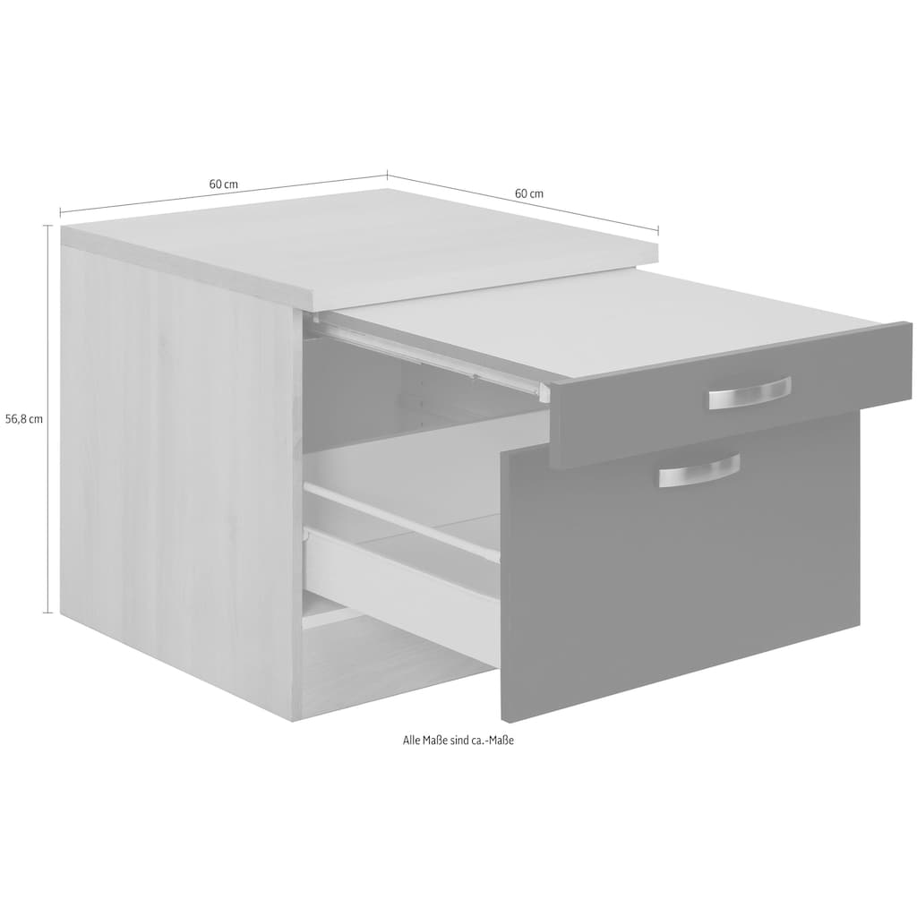 OPTIFIT Unterschrank »Elm«, für Waschmaschine oder Trockner, Breite 60 cm