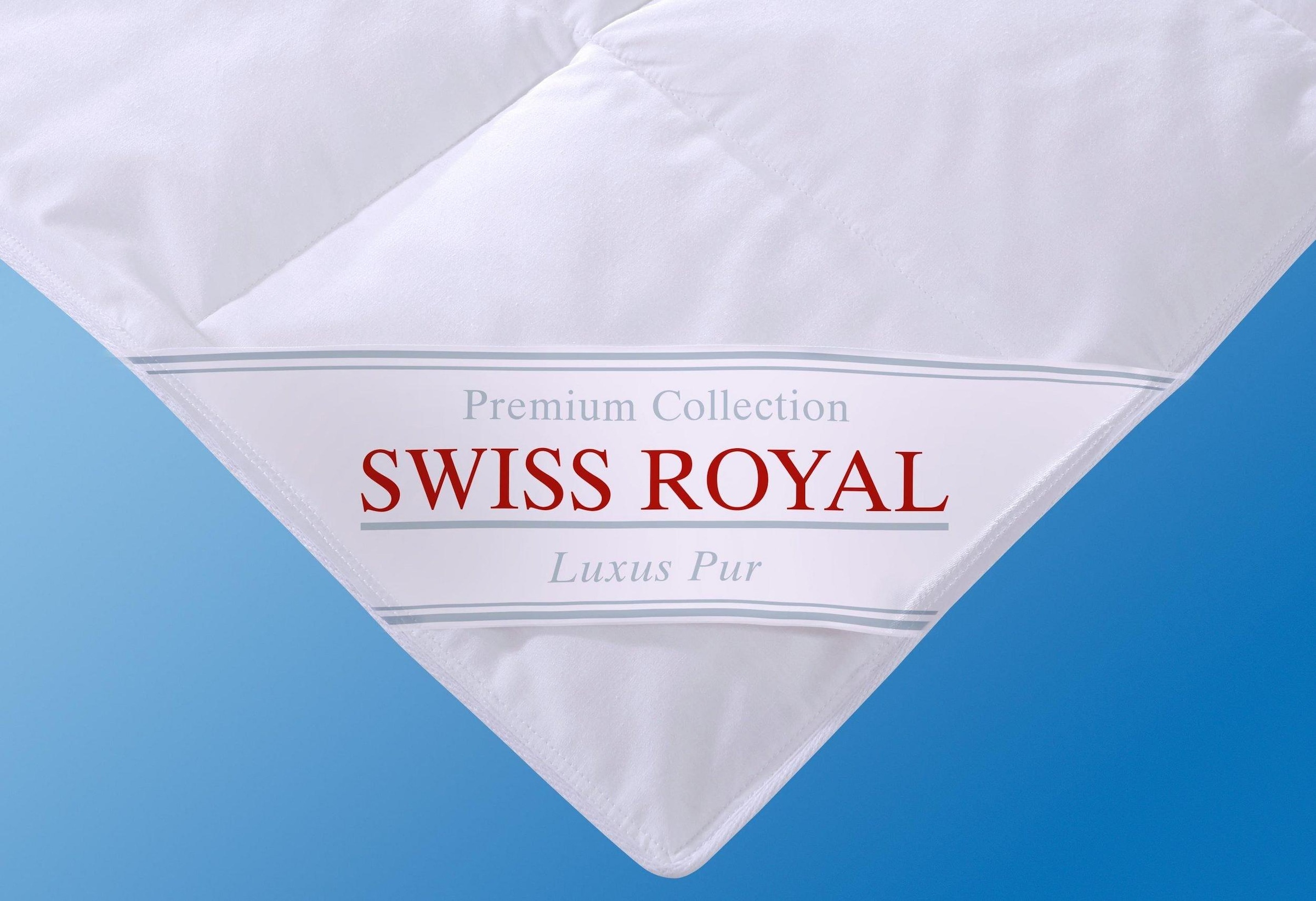 Haeussling Einziehdecke »Swiss Royal« leicht Füllung weisseneueDaunenundFedernKlasseI90Daunen10Federn 1 Stk. tlg.