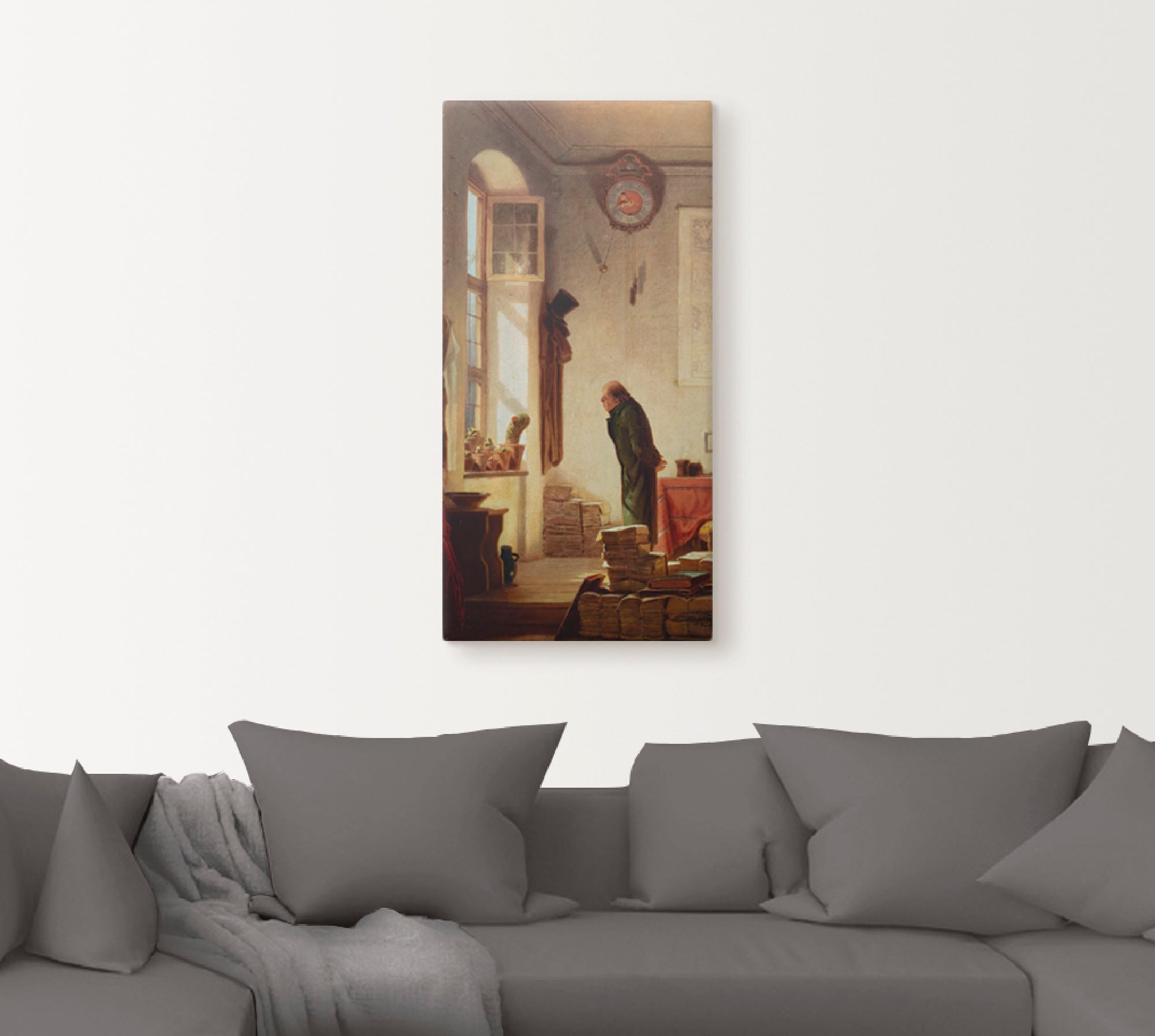 Artland Wandbild »Der Kaktusliebhaber. Um 1865«, Mann, (1 St.), als Leinwandbild, Wandaufkleber oder Poster in versch. Größen