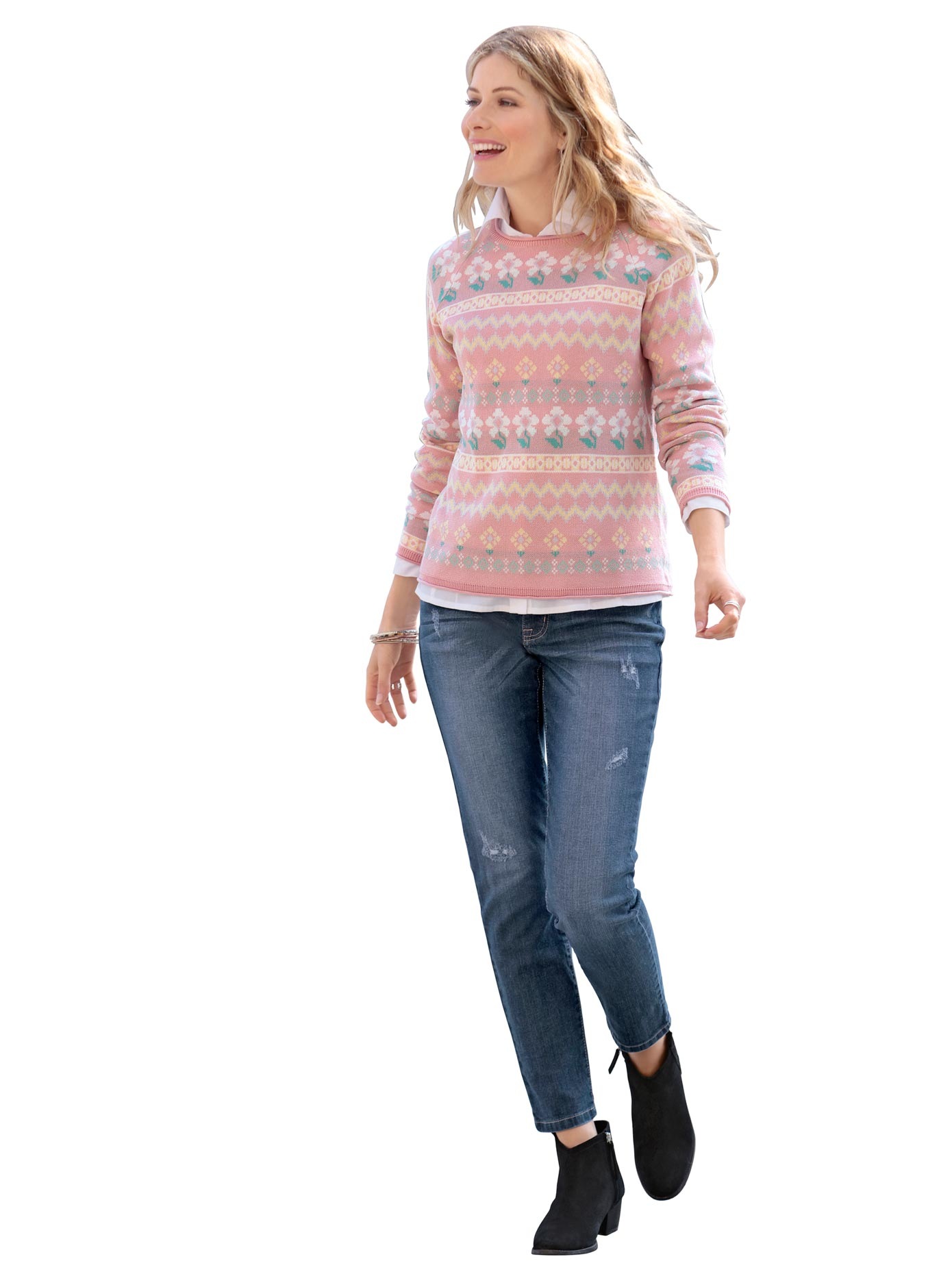 Inspirationen Jacquardpullover »Jacquard-Pullover«