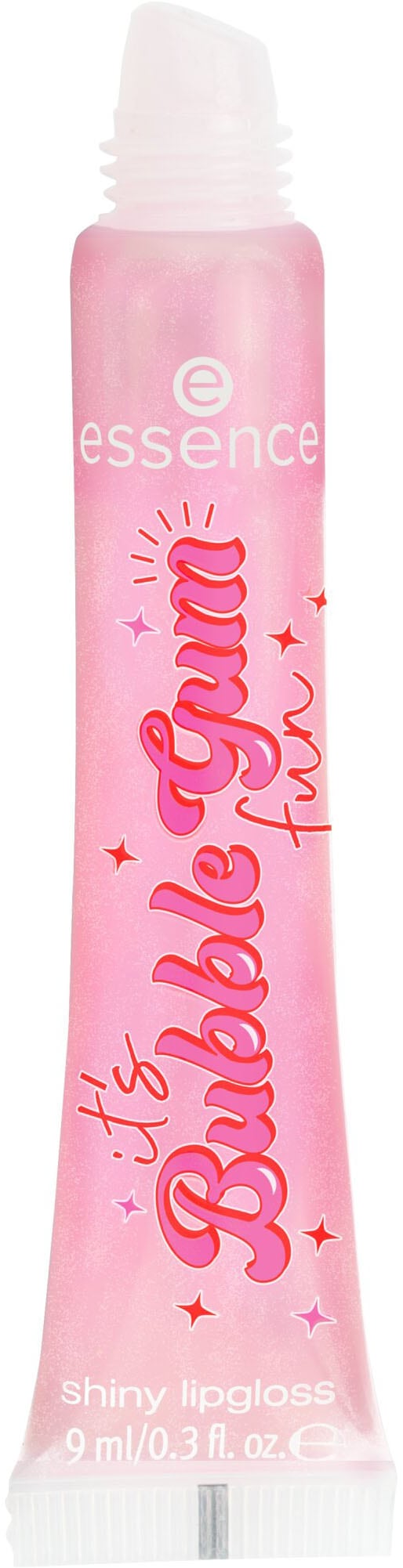 Essence Lipgloss »it's Bubble Gum fun shiny lipgloss«, (4er Pack)