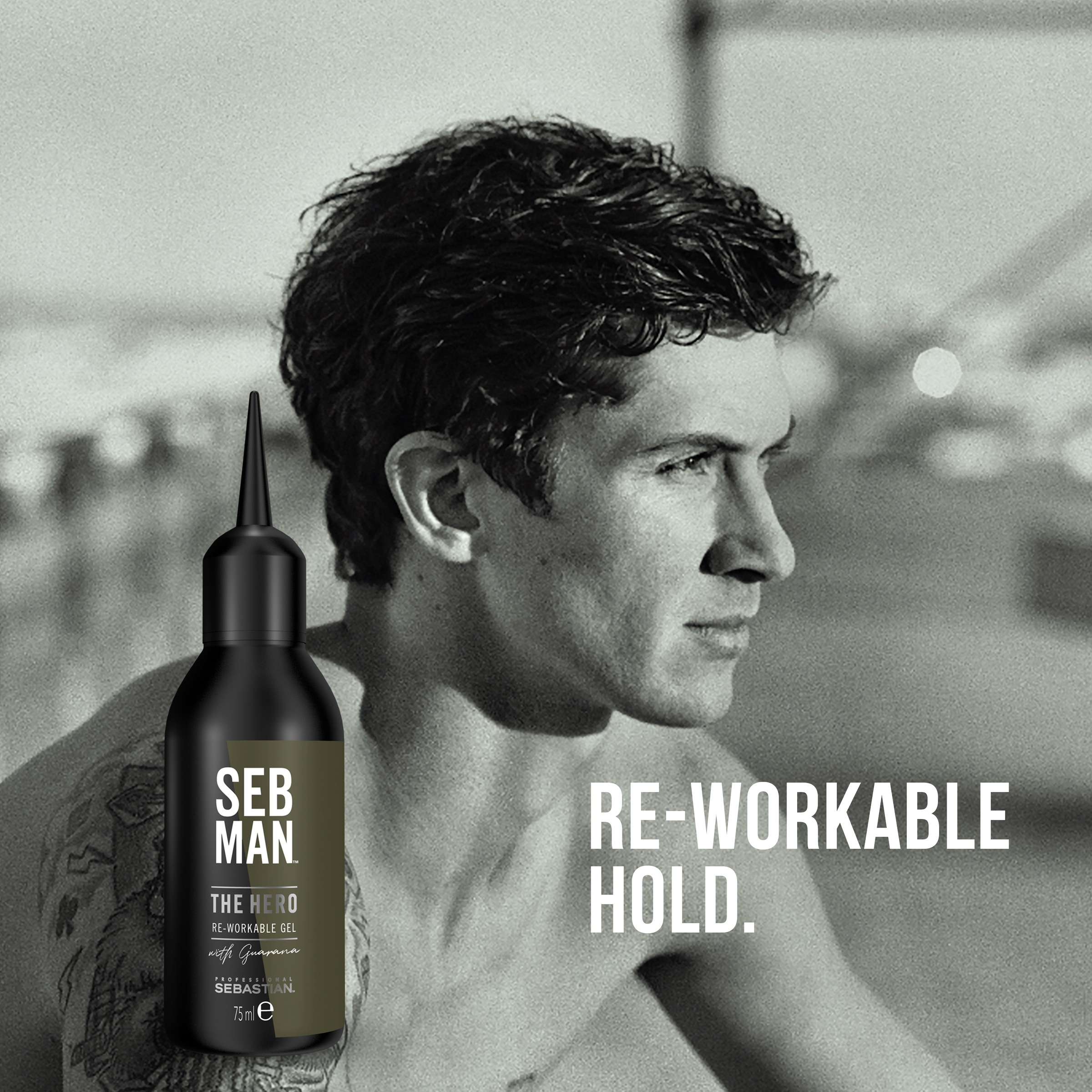 SEB Man Haarcreme »The Hero Gel« mittlerer Halt, mattes Finish, 24h Halt