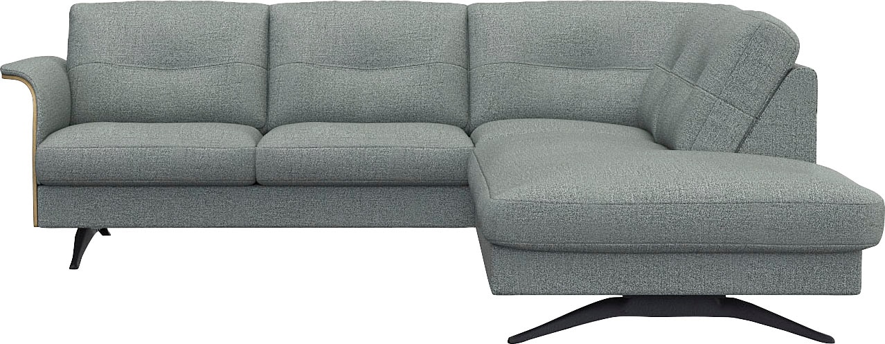 FLEXLUX Ecksofa »Glow, super bequem durch hochwertigem Sitzaufbau mit Federkern, L-Form« Modernes skandinavisches Design