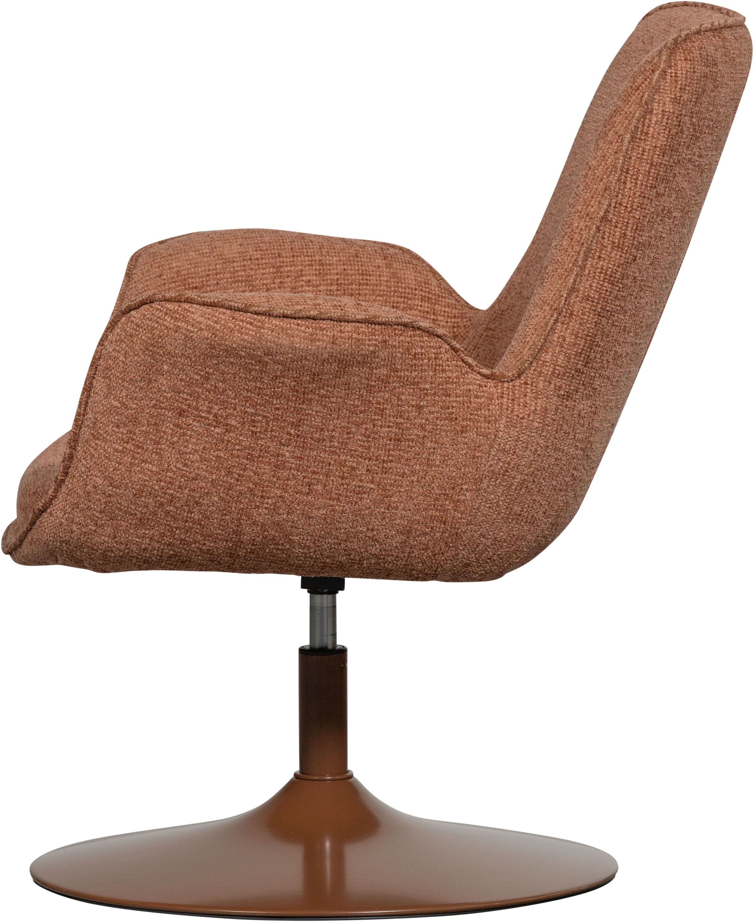 WOOOD Drehsessel »Marten mit Nova-Gewebtem Bezug höhenverstellbar B 79 x T 76 x H 91 cm« Tragkraft 120 kg, Sehr hohe Verschleißfestigkeit, Armlehnen integriert