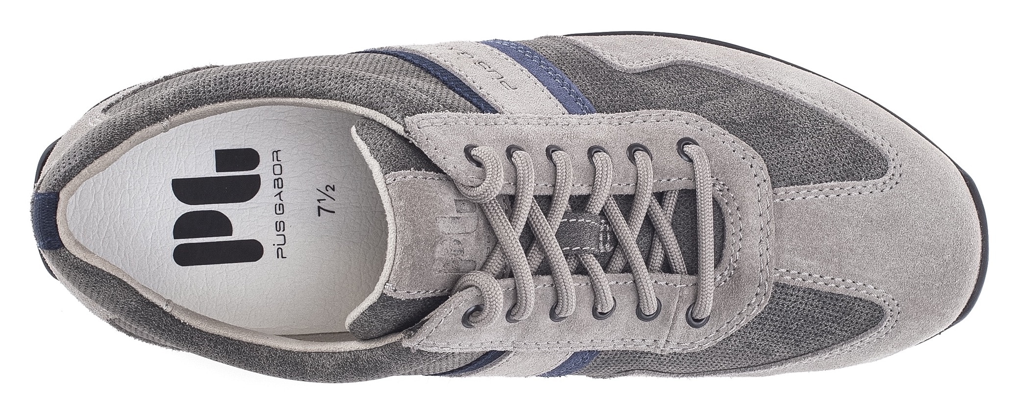 Pius Gabor Sneaker  , Freizeitschuh, Halbschuh, Schnürschuh mit Logo, Weite G (=weit)