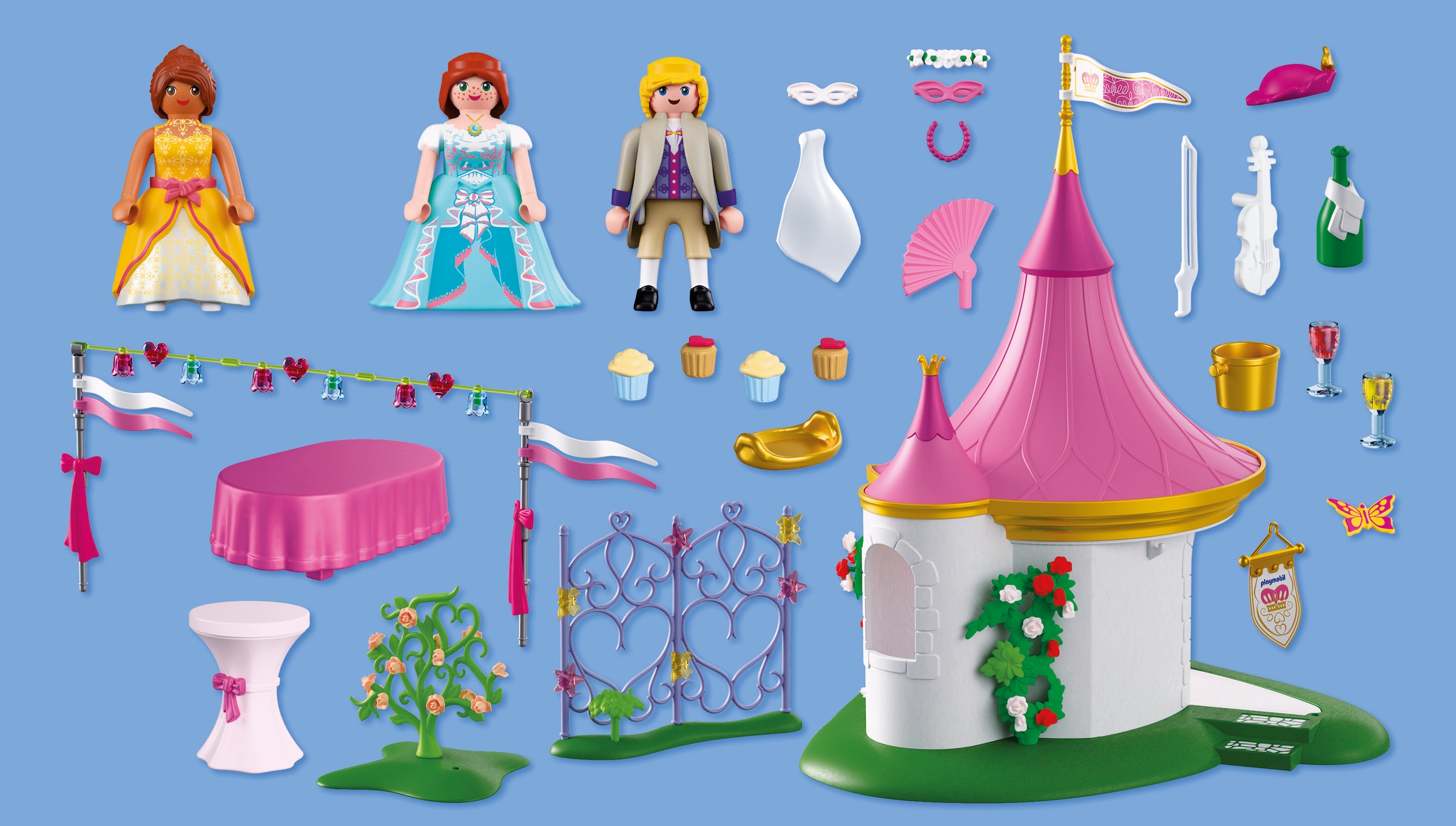 Playmobil® Konstruktions-Spielset »Maskenball im Pavillon (72052), Princess« Made in Europe