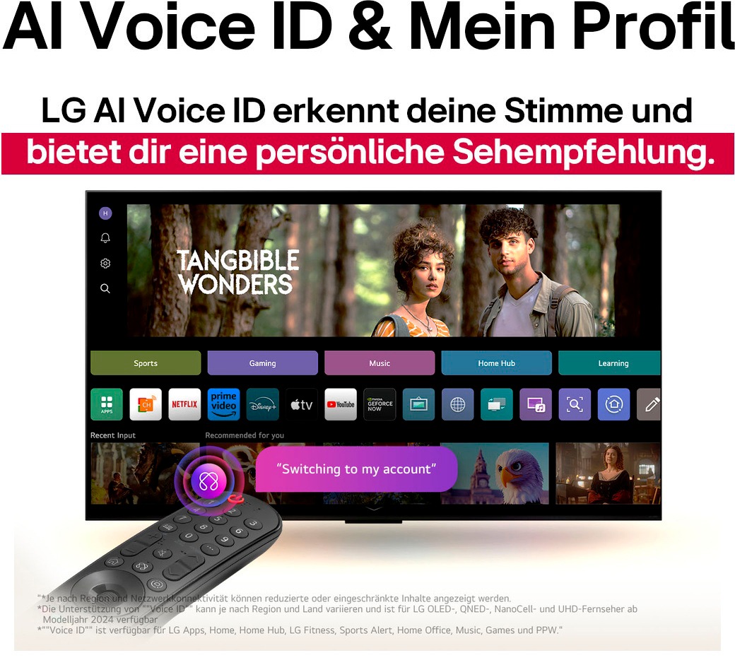 LG OLED-Fernseher »OLED83G58LW« 210 cm/83 ″ Smart-TV