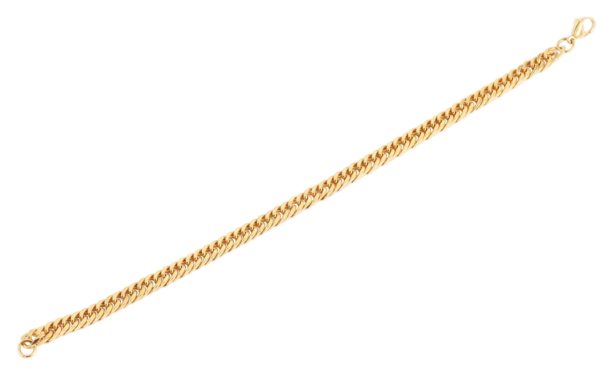 Adelia´s Panzerarmband »Unisex Armband ¿ Panzerarmband aus Edelstahl 21 cm«