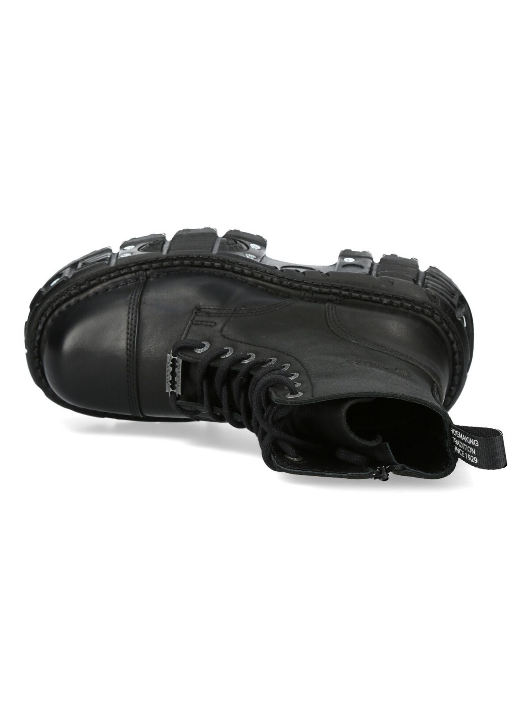 NEW ROCK Plateaustiefelette »Plateau Ankle Boots M-TANK083-C1«  Handgefertigt, Made in Spain