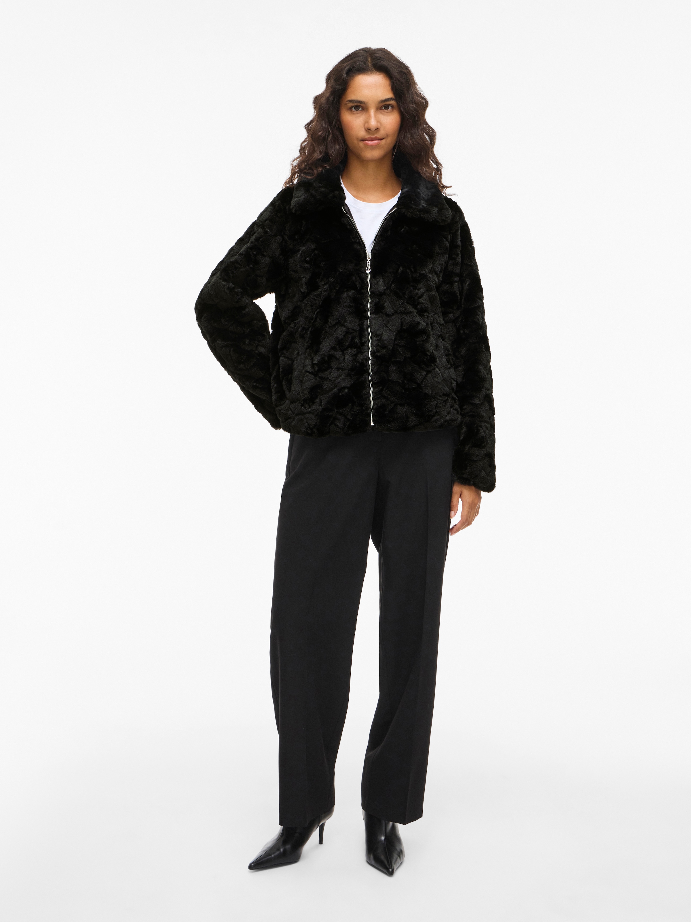 Vila Steppjacke »VIDORTE L/S JACKET/PB« ohne Kapuze