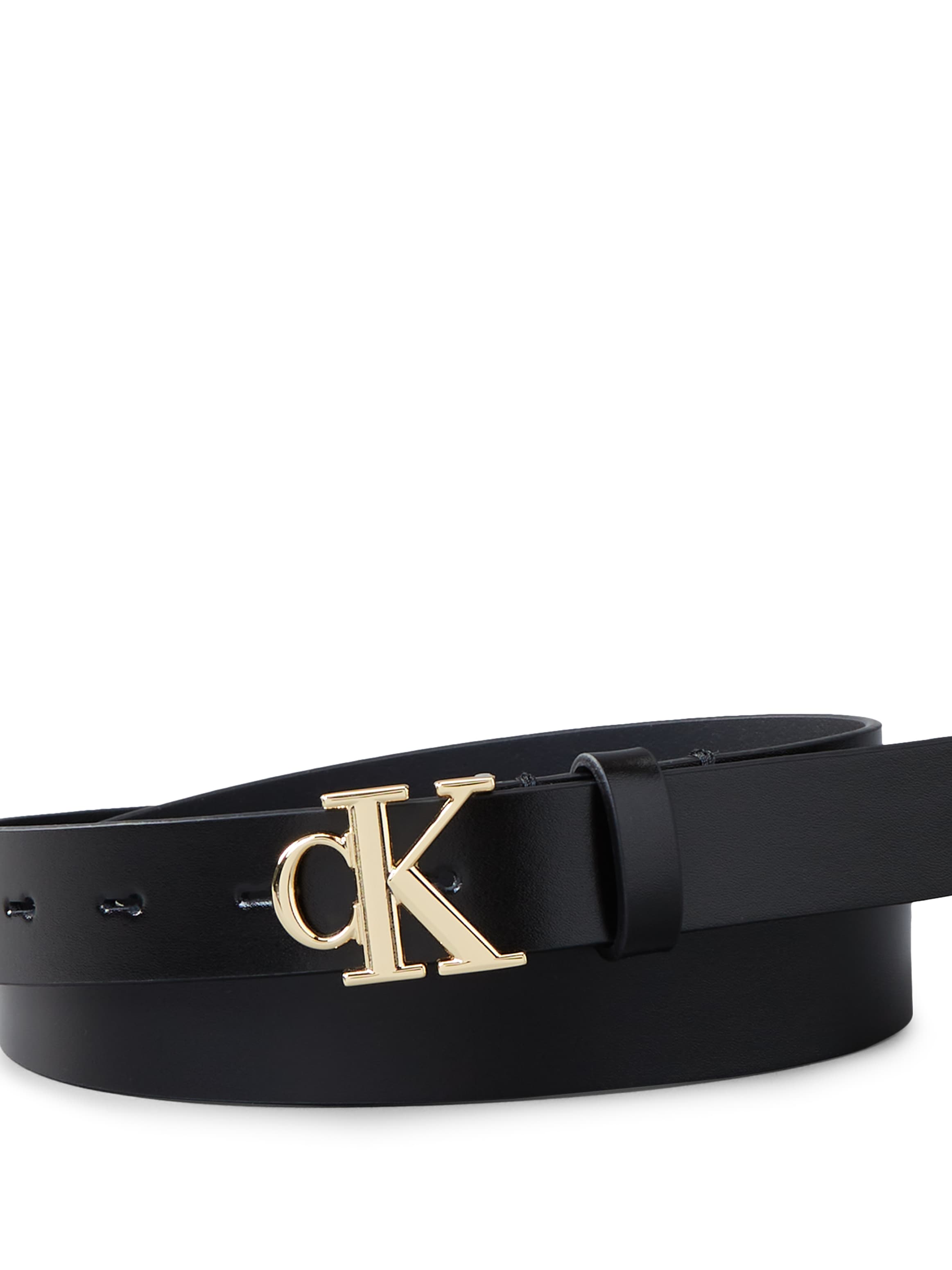 Calvin Klein Jeans Ledergürtel »Monogram Plaque Buckle 30MM«