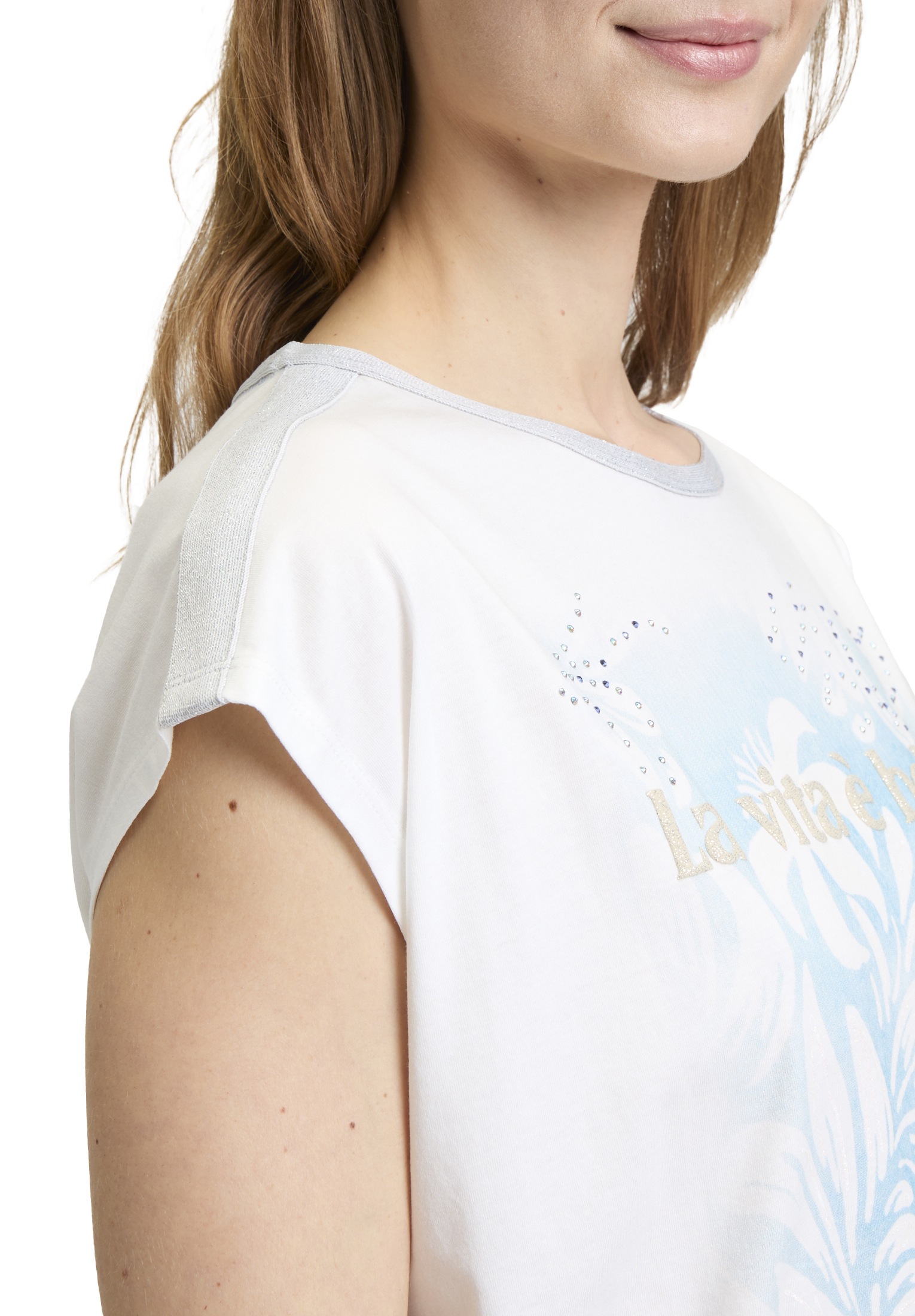Cartoon Kurzarmshirt »Rundhals-Shirt mit Placement«