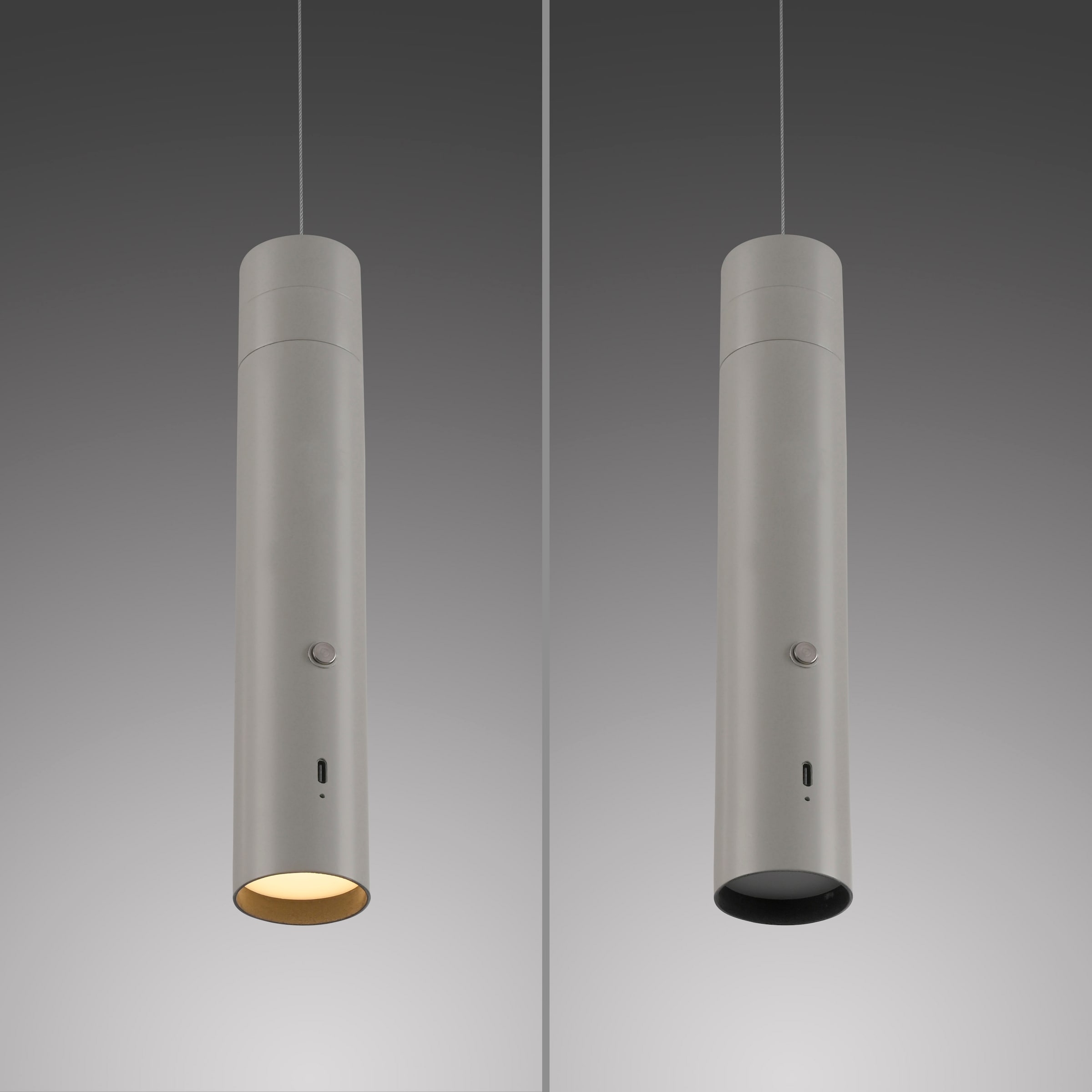 JUST LIGHT Pendelleuchte »ATTACH« LED-Modul 1 Stk. Warmweiß Akkuleuchte, mobile Lichtlösung, Taschenlampe