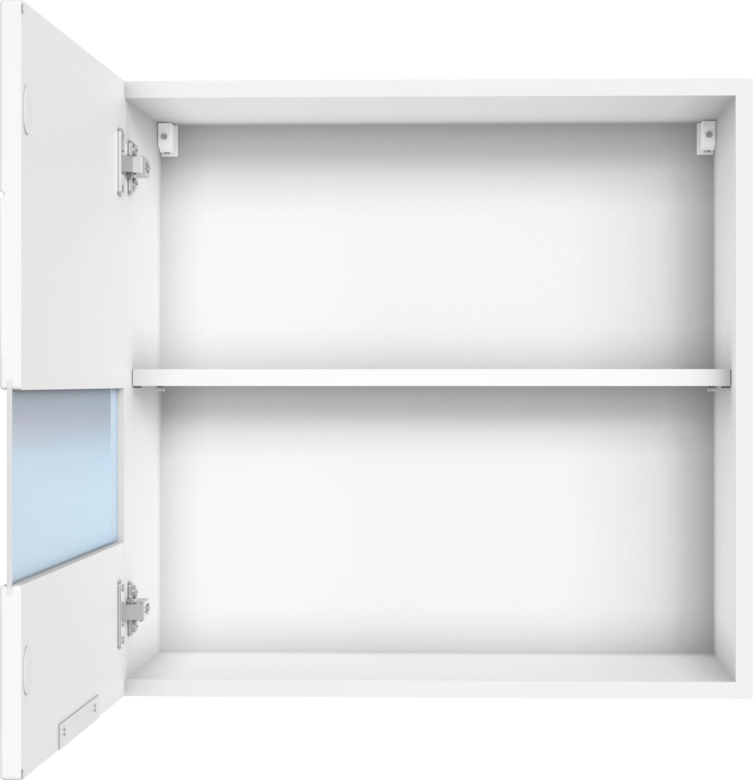 KOCHSTATION Hängeschrank »KS-Luhe«, 60 cm breit, hochwertige MDF-Fronten mit Glaseinsatz