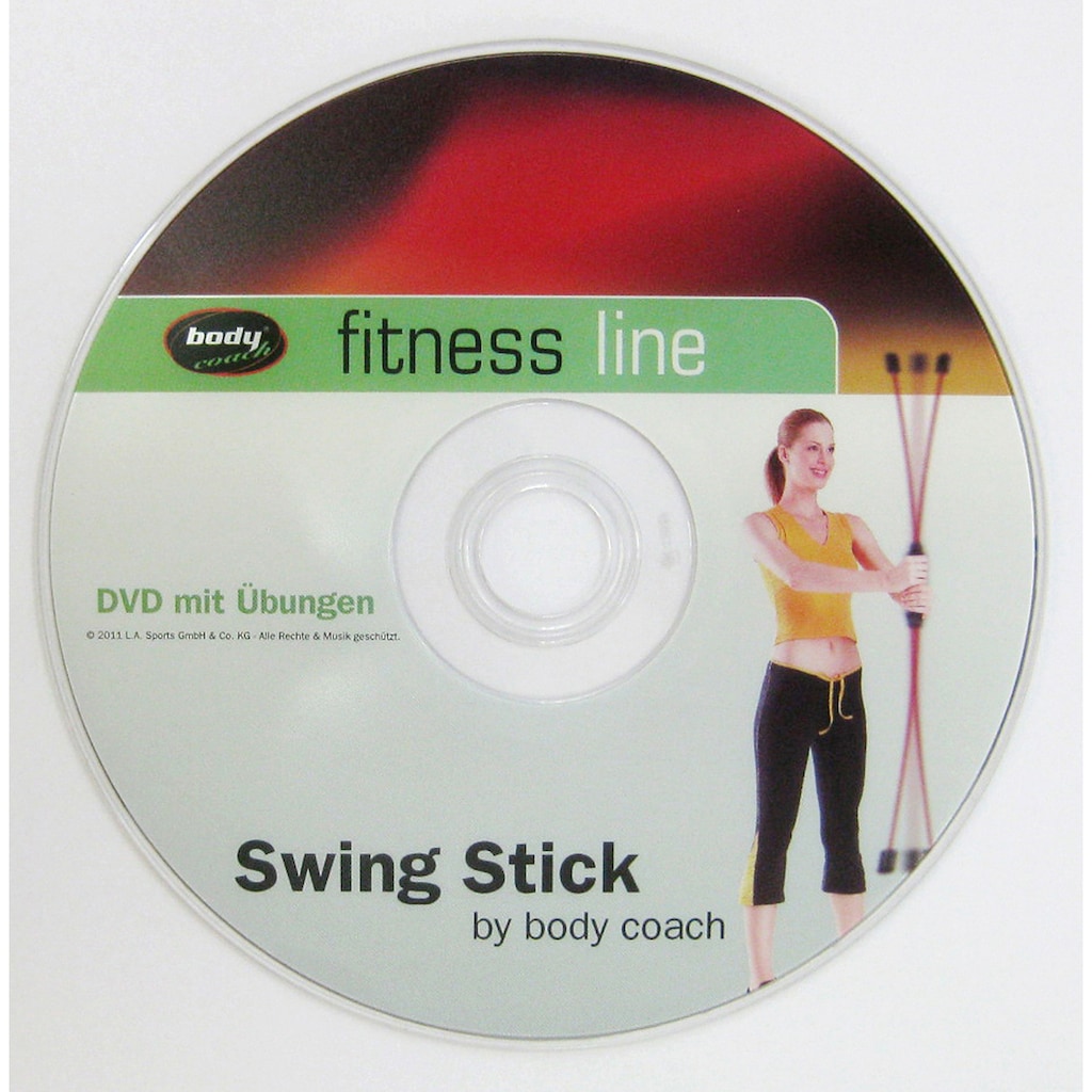 body coach Swingstick, (Inklusive Video-Anleitung auf DVD)