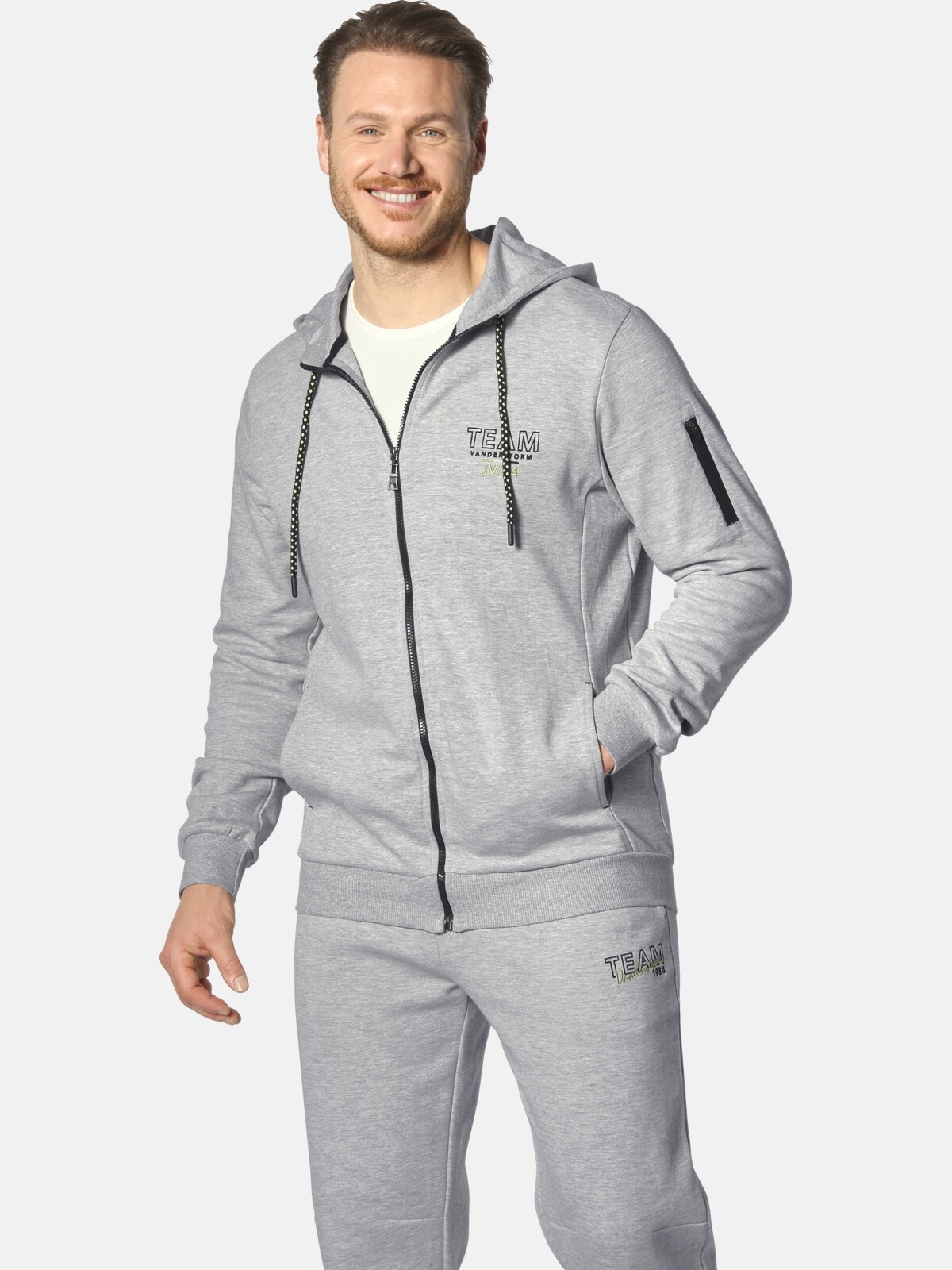 Jan Vanderstorm Kapuzensweatjacke »Sweatjacke ODGRIM«