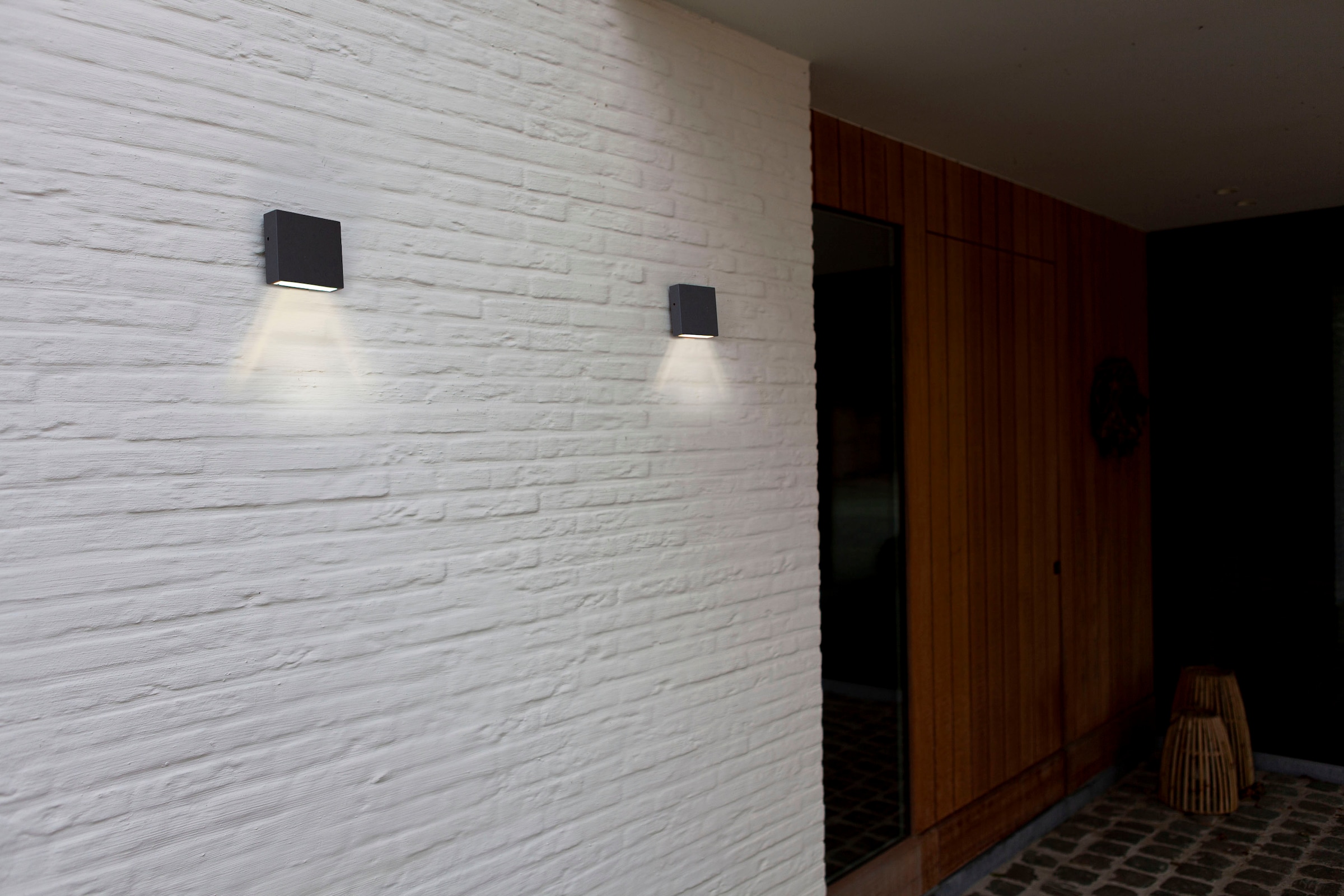 LUTEC LED Außen-Wandleuchte »GEMINI XF«, Leuchtmittel LED-Modul | LED fest integriert