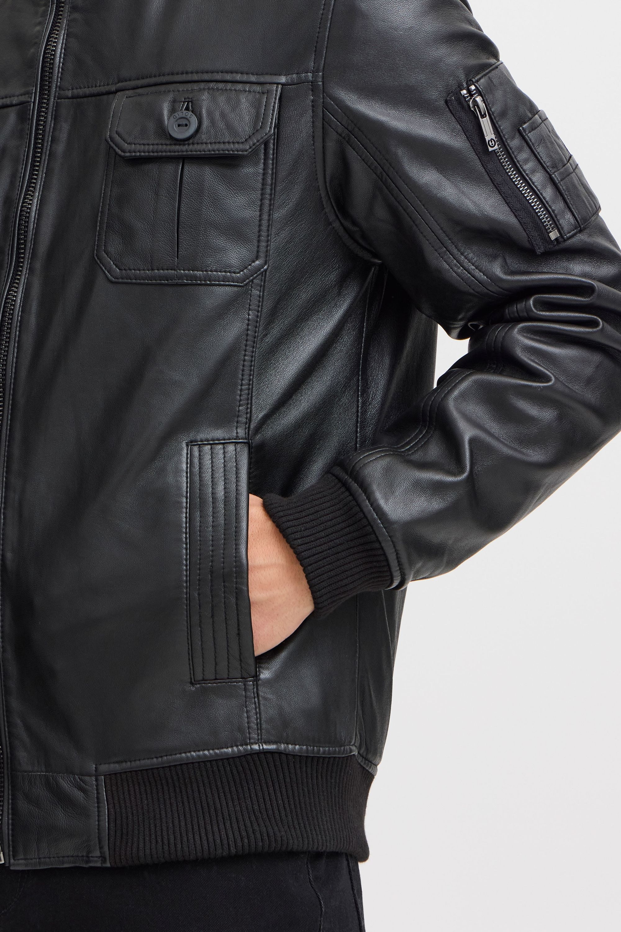 !Solid Lederjacke »Lederjacke SDFamash«