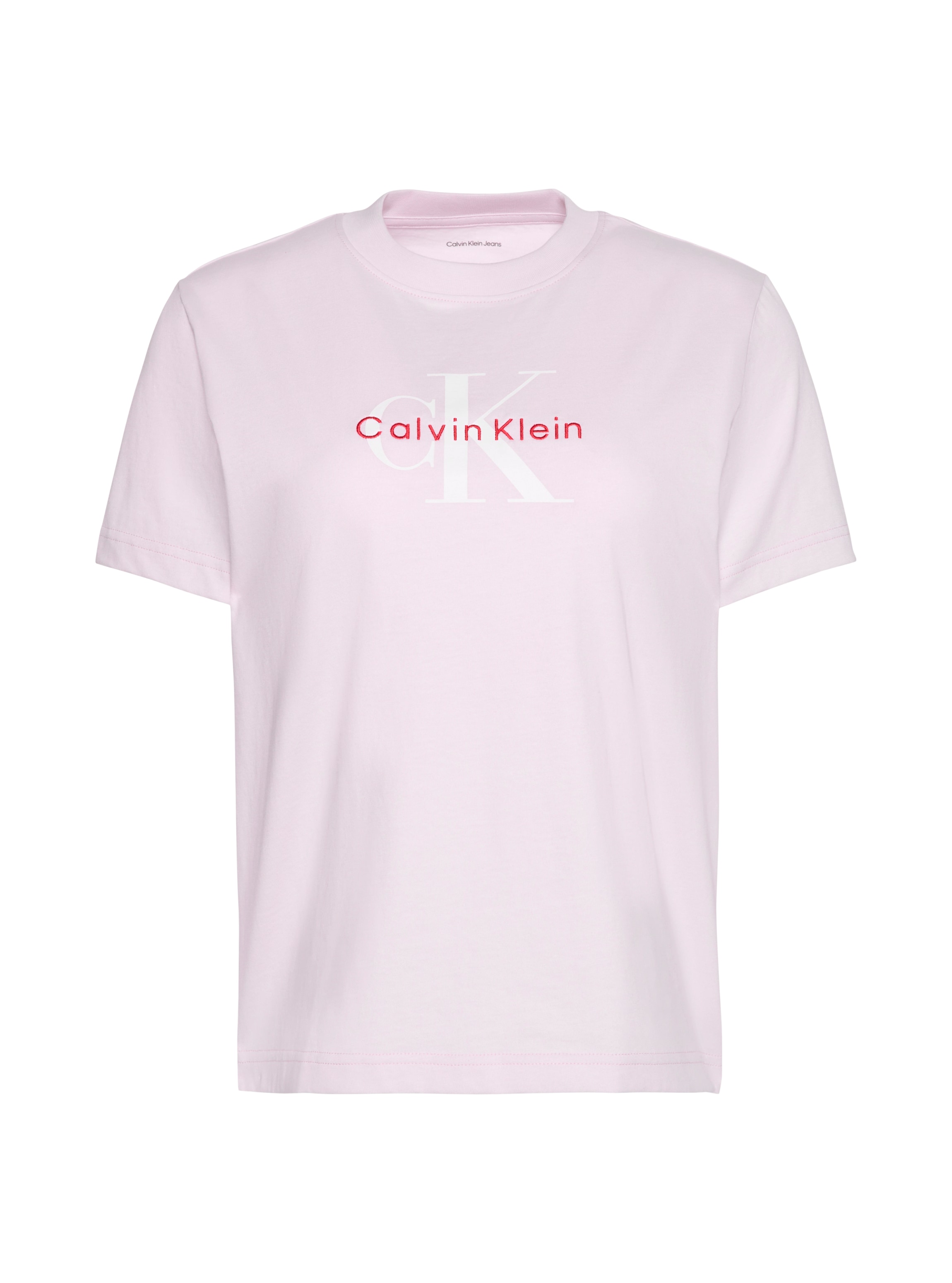 Calvin Klein T-Shirt »HERO SS CLASSIC MONOLOGO CNECK T« , Logoschriftzug