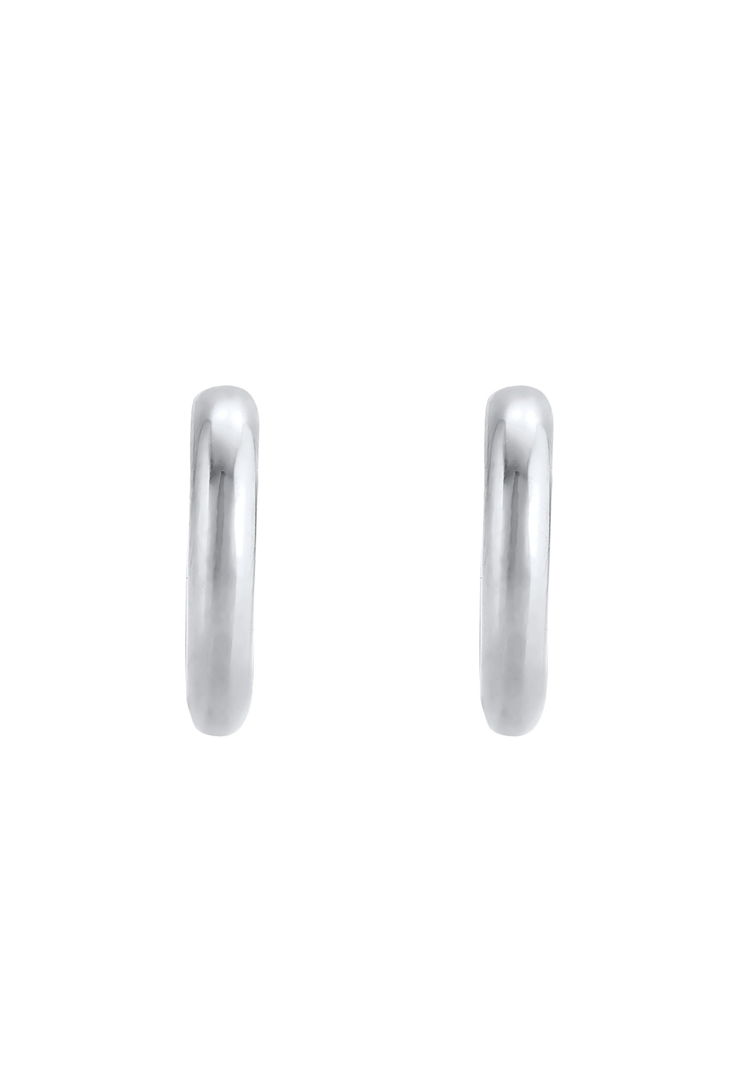 Elli Paar Ohrstecker »Ohrringe Creolen Basic Trend Rund 925 Silber«