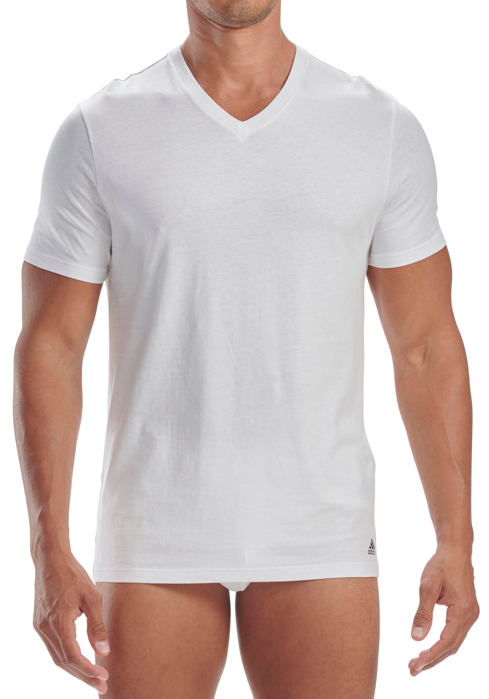 adidas Sportswear T-Shirt »"Active Flex Cotton"«, mit V-Ausschnitt und legerer Passform