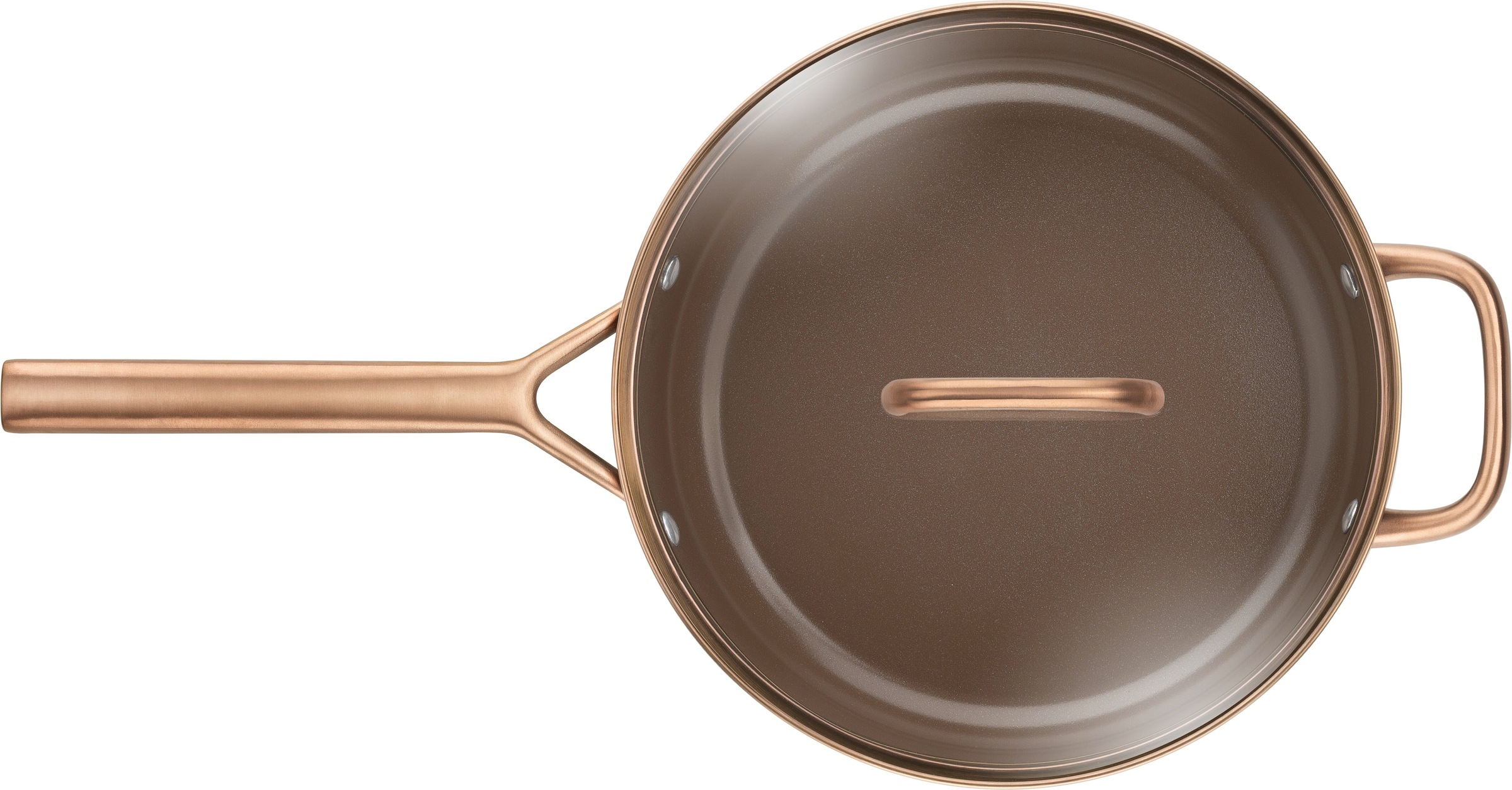 Zwilling Schmorpfanne »Milano, Pfanne mit Glasdeckel« Aluminium 1 tlg. Keramik-Antihaftbeschichtung, Induktion, Made in Italy