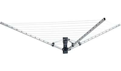 Wandwäschetrockner, (1 tlg.), 18 m Trockenlänge, rostfreier Aluminium, zusammenklappbar