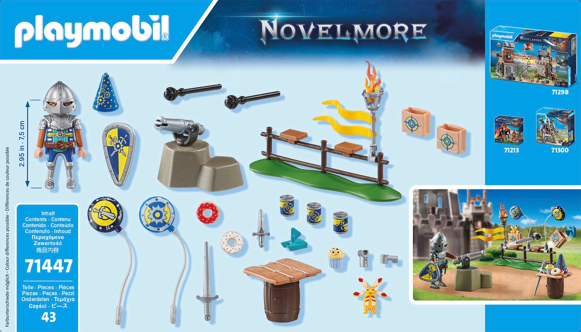 Playmobil® Konstruktions-Spielset »Rittergeburtstag (71447), Novelmore«, (43 St.), Made in Europe