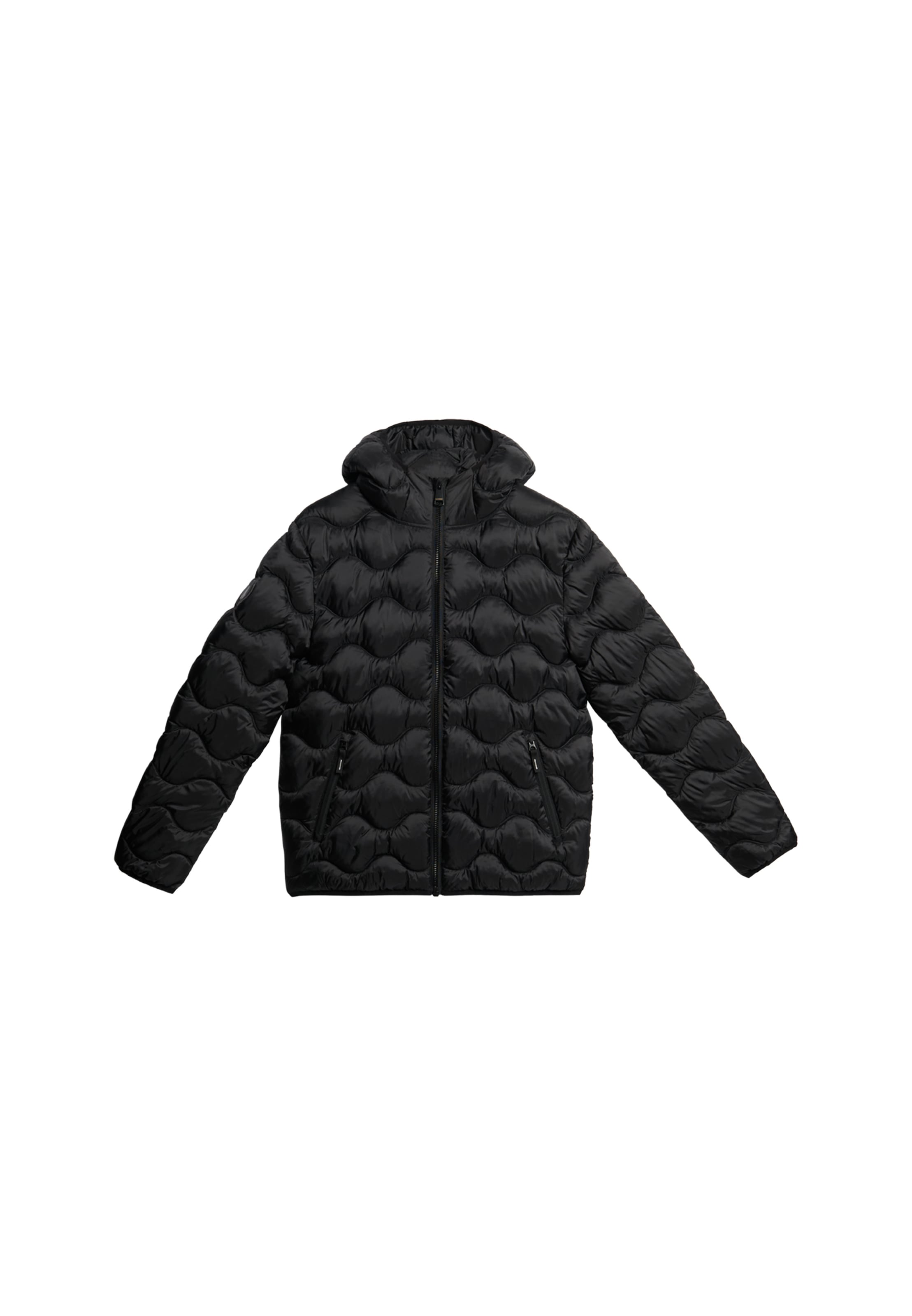 Superdry Steppjacke »HOODED QUILTED WAVE PADDED JKT« mit Kapuze