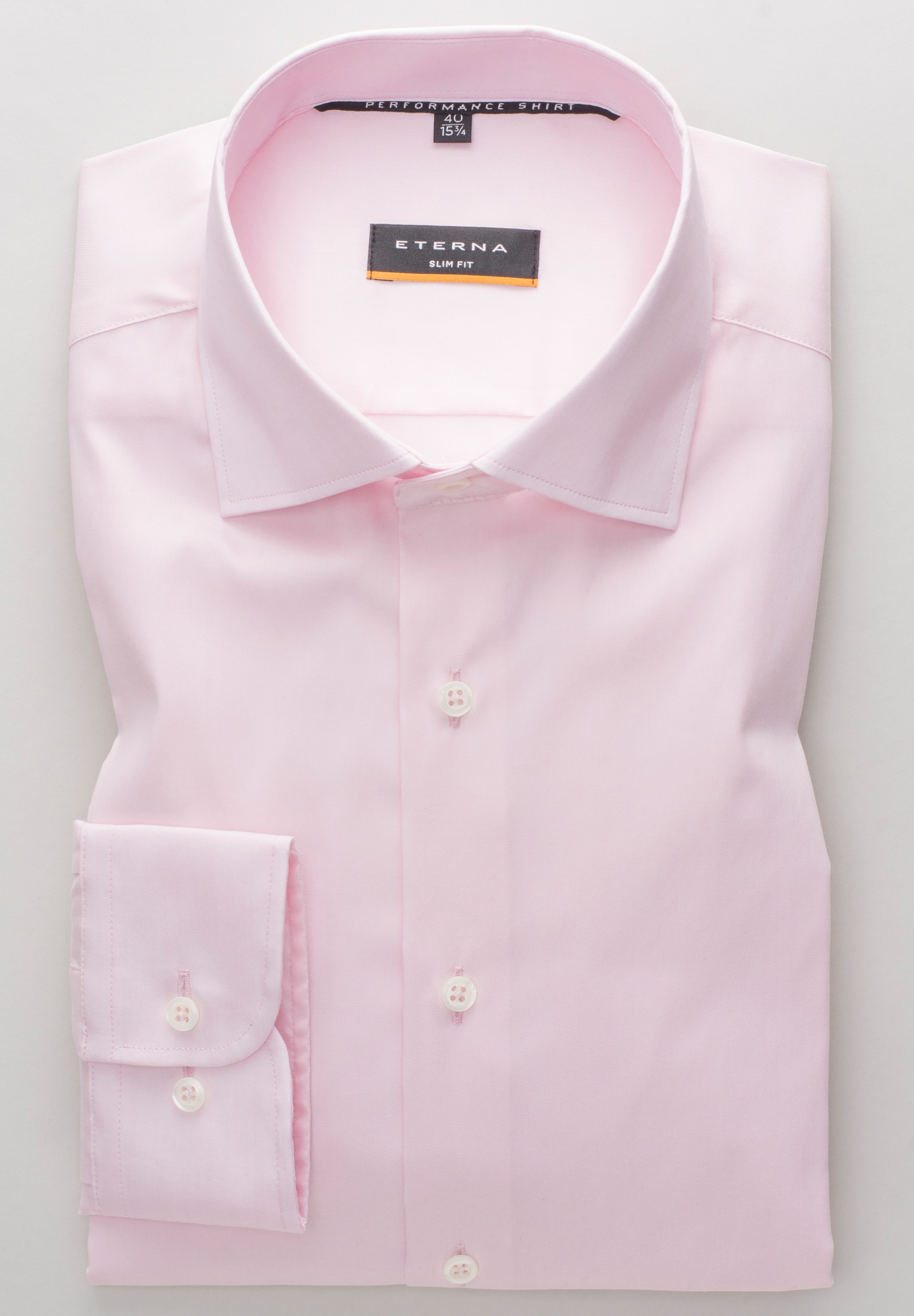 Eterna Langarmhemd »SLIM FIT« EASY IRON (bügelleicht)