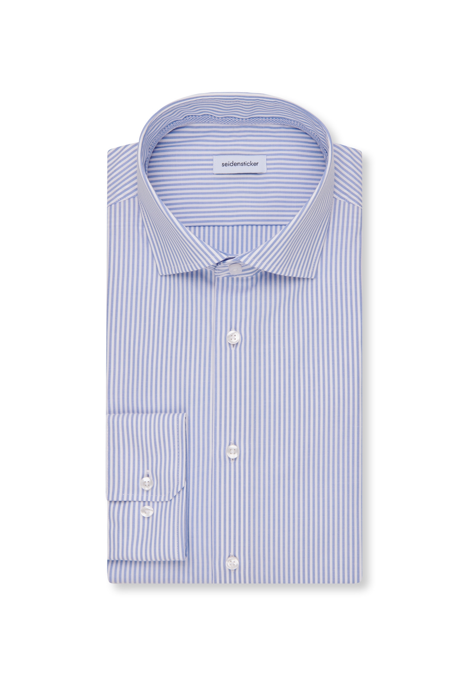 seidensticker Businesshemd »Slim« Slim 1/1 Kentkragen Streifen