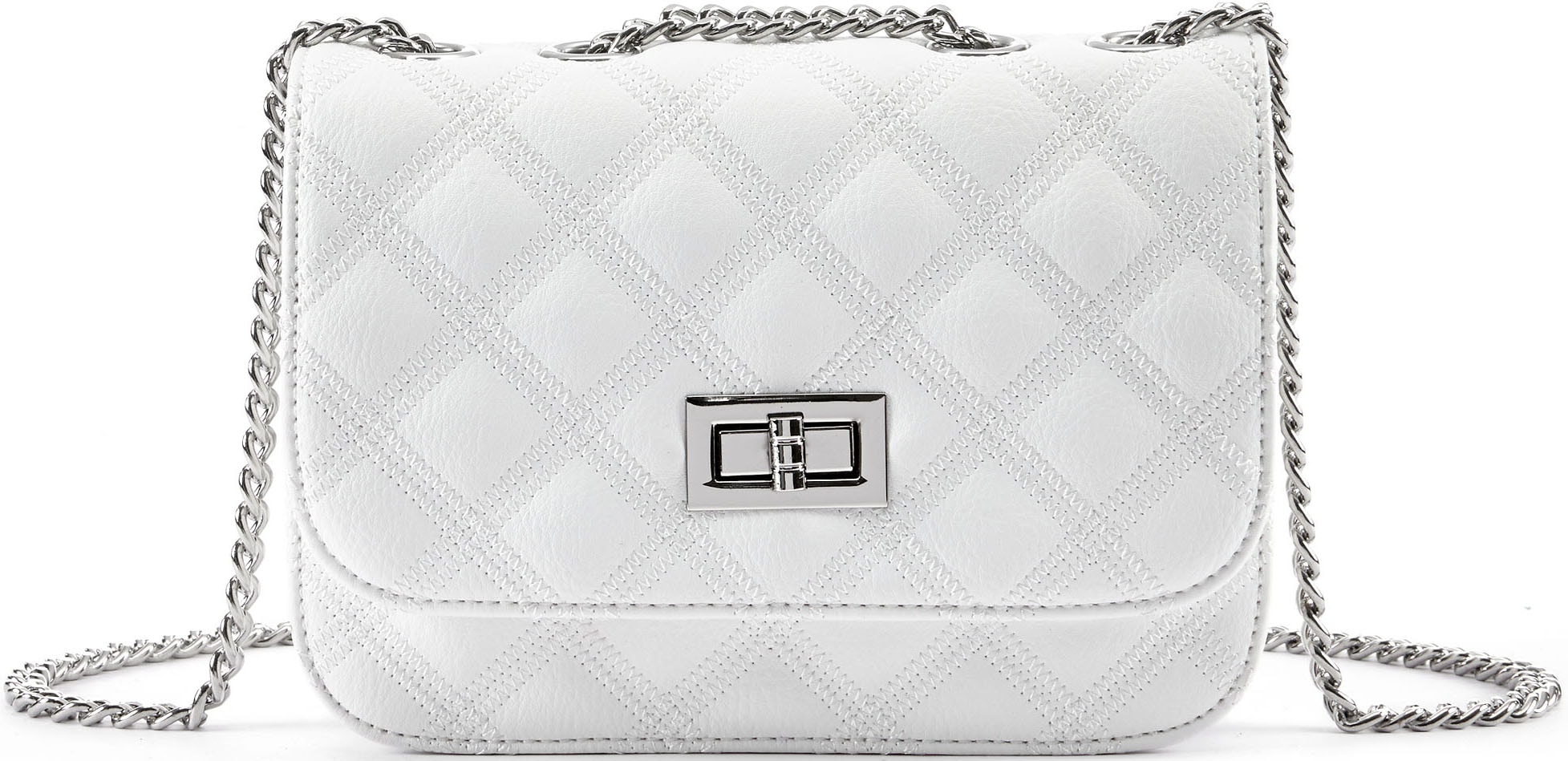 LASCANA Umhängetasche »Minibag«, Handtasche, Henkeltasche mit Kettenhenkel, Crossbody Bag VEGAN