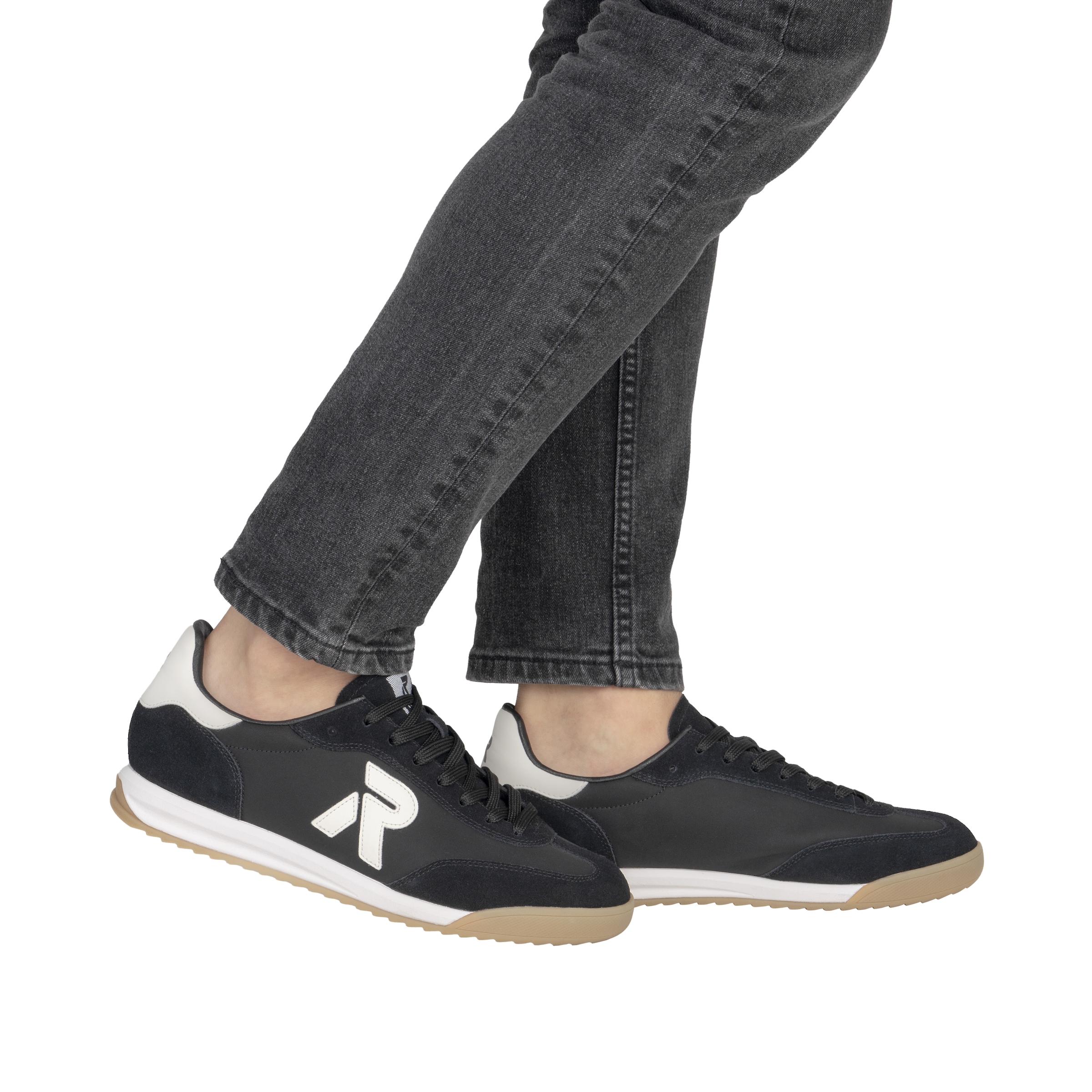 RIEKER Sport Sneaker  Hallenschuh, Sportschuh, Freizeitsneaker, Schnürschuh mit Profil