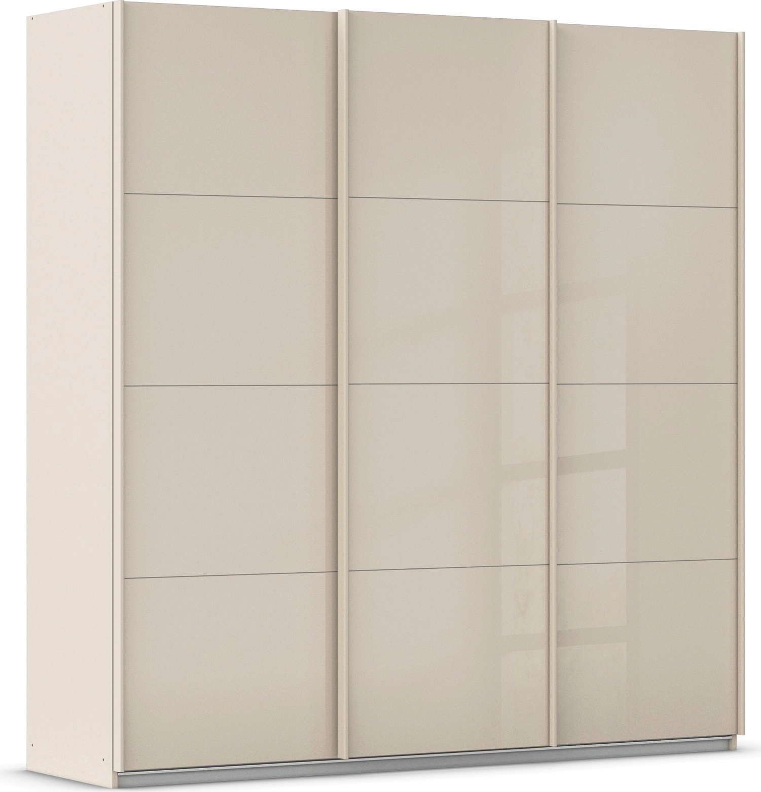 OTTO home Schwebetürenschrank »Kleiderschrank Schrank Garderobe AGORDO mit Glasfront« Breiten 203/271/315/360 cm, Höhen 210/229 cm,  durchdachte Innenausstattung, in 4 Breiten und 2 Höhen MADE IN GERMANY