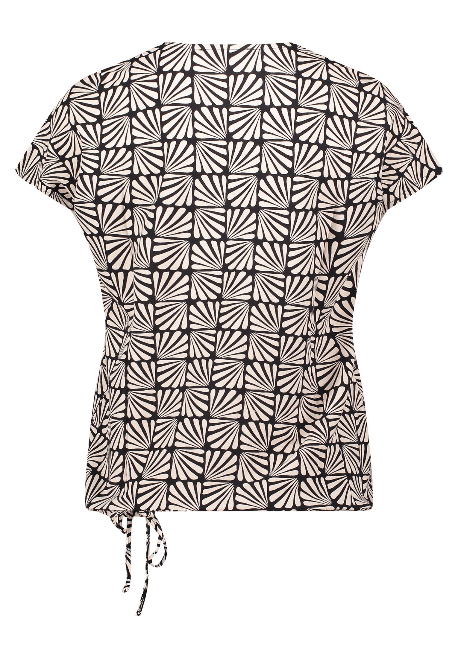 Betty Barclay Kurzarmshirt »Printshirt mit Tunnelzug«