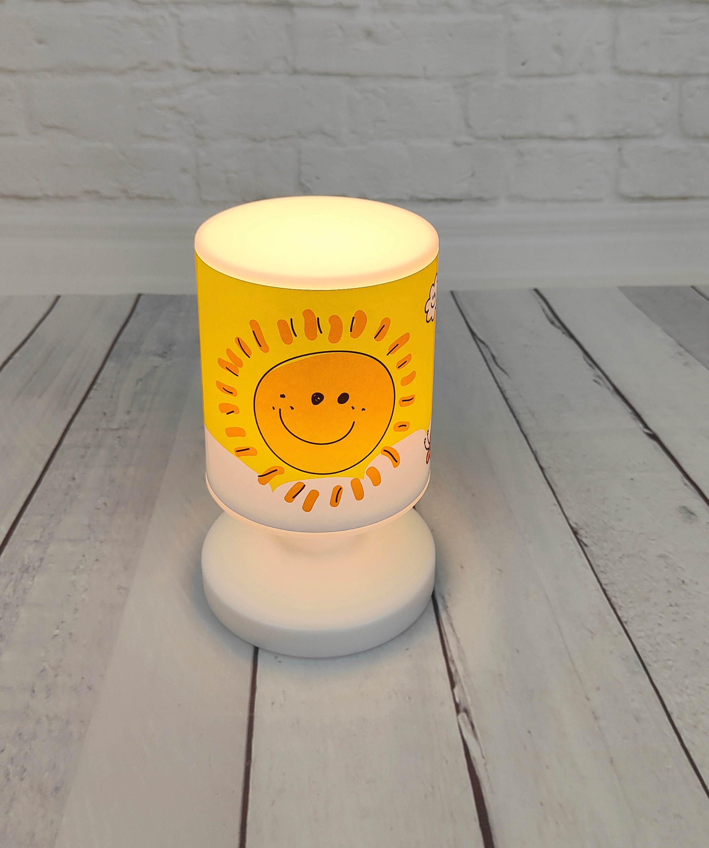 niermann LED Tischleuchte »Akku-Tischleuchte Sunny, Kinderlampe« LED-Modul 1 Stk. Treuer Begleiter auf Reisen,  Kinderzimmer