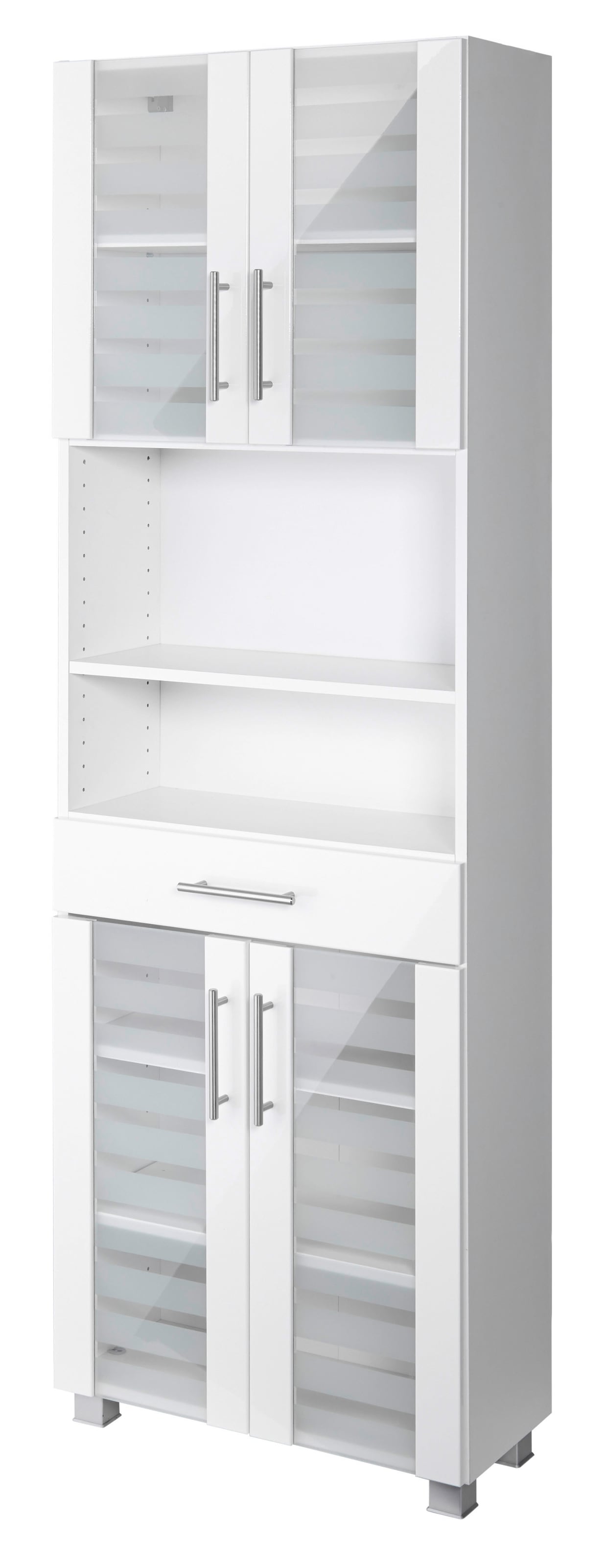 welltime Seitenschrank »Jaca«, Breite 60 cm, mit MDF Hochglanz-Fronten