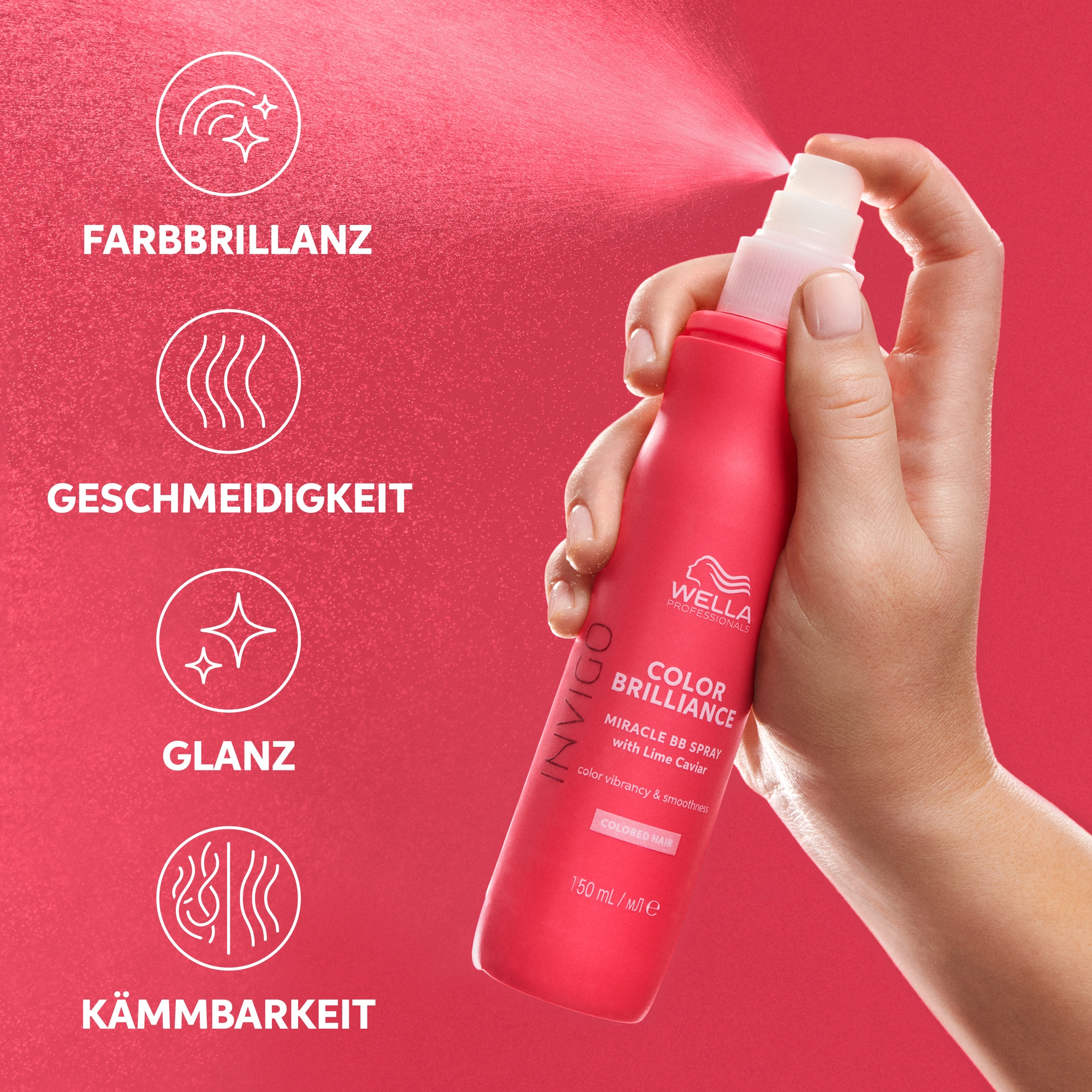 Wella Professionals Leave-in Pflege »Color Brilliance Miracle BB Spray (Leave-In)« intensiver Farbschutz, verstärkt Glanz, pflegend