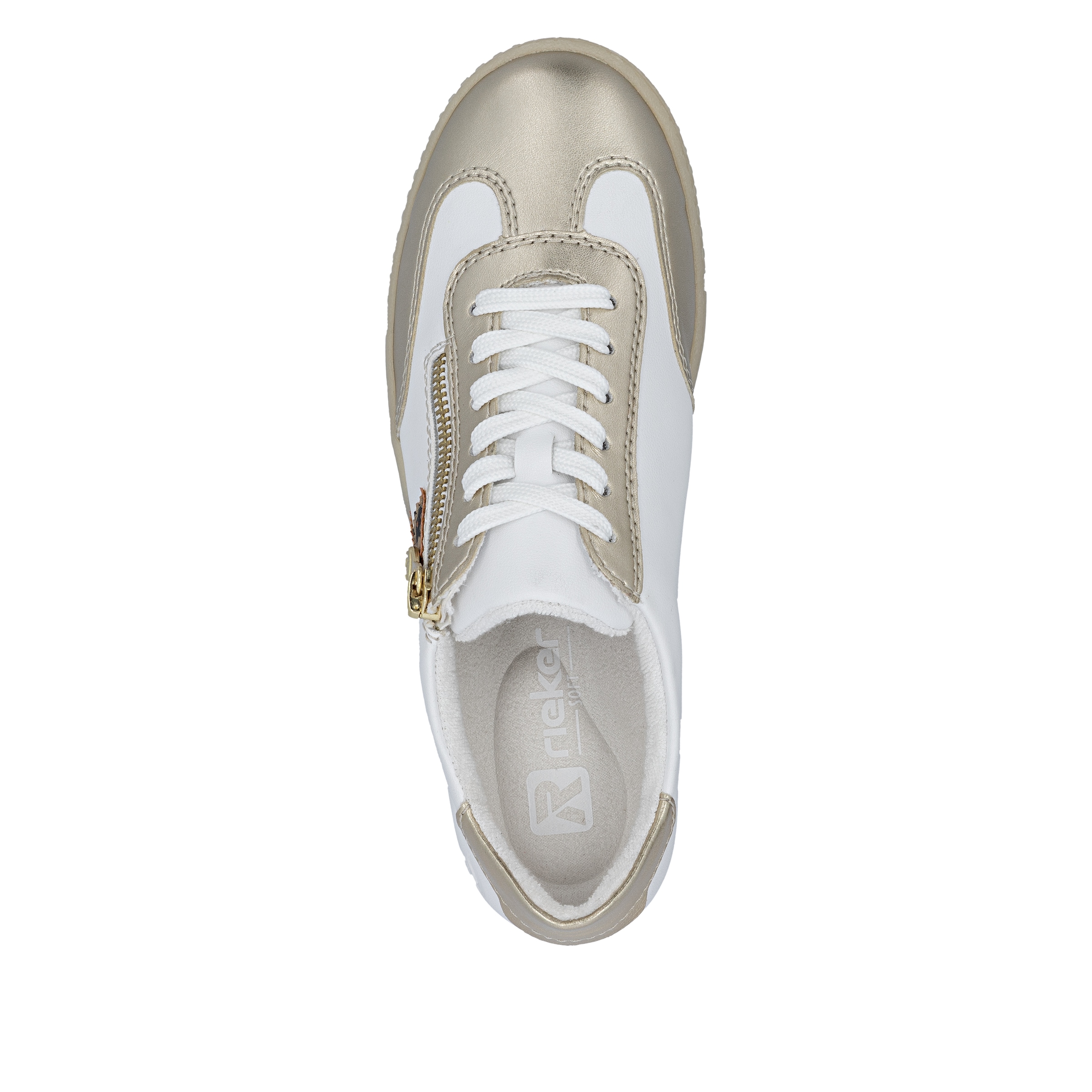 Rieker Sneaker  Halbschuh, Freizeitschuh, Schnürschuh mit Reißverschluss