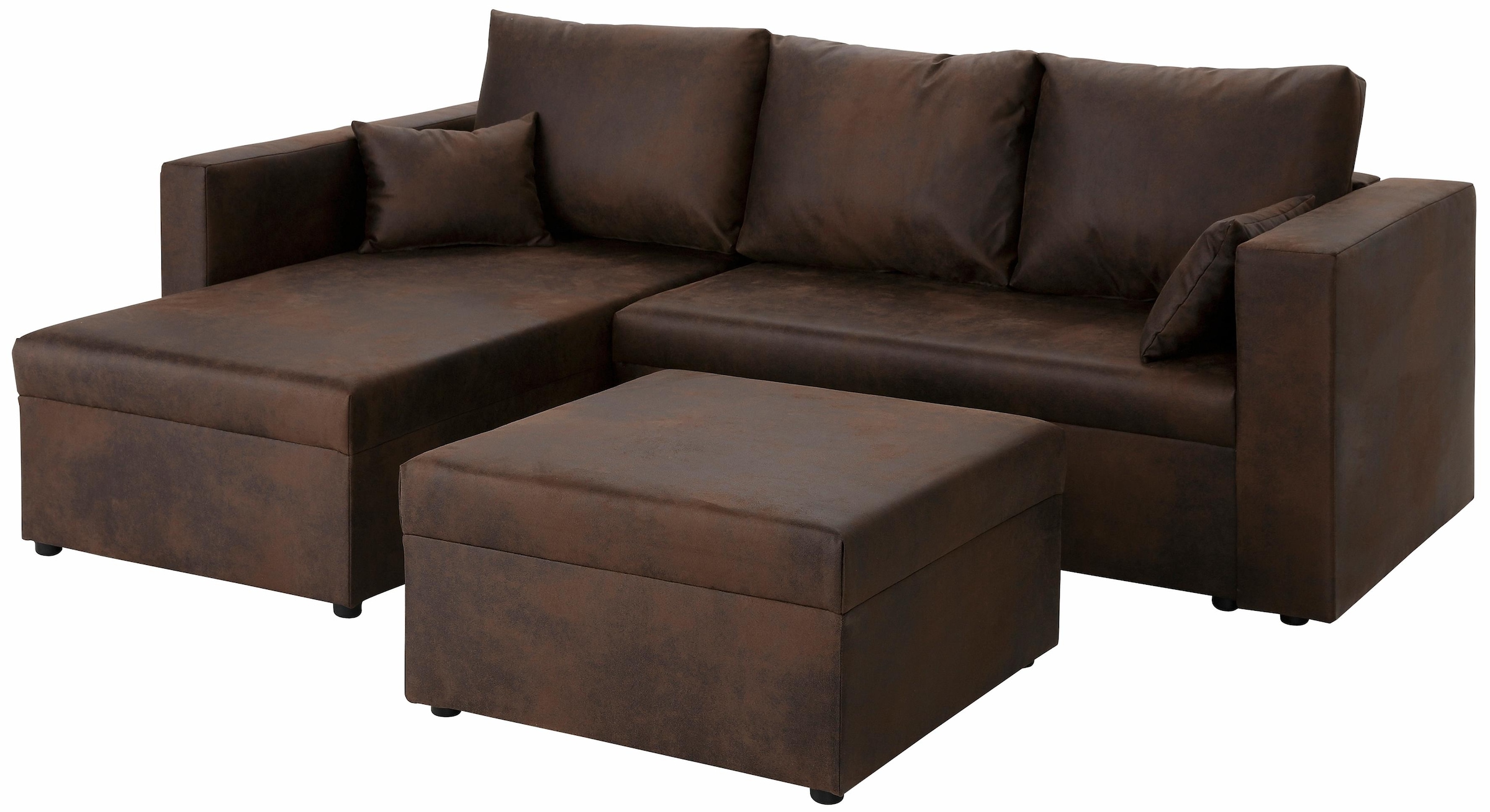Home affaire Ecksofa »Pur L-Form«, wahlweise mit Bettfunktion