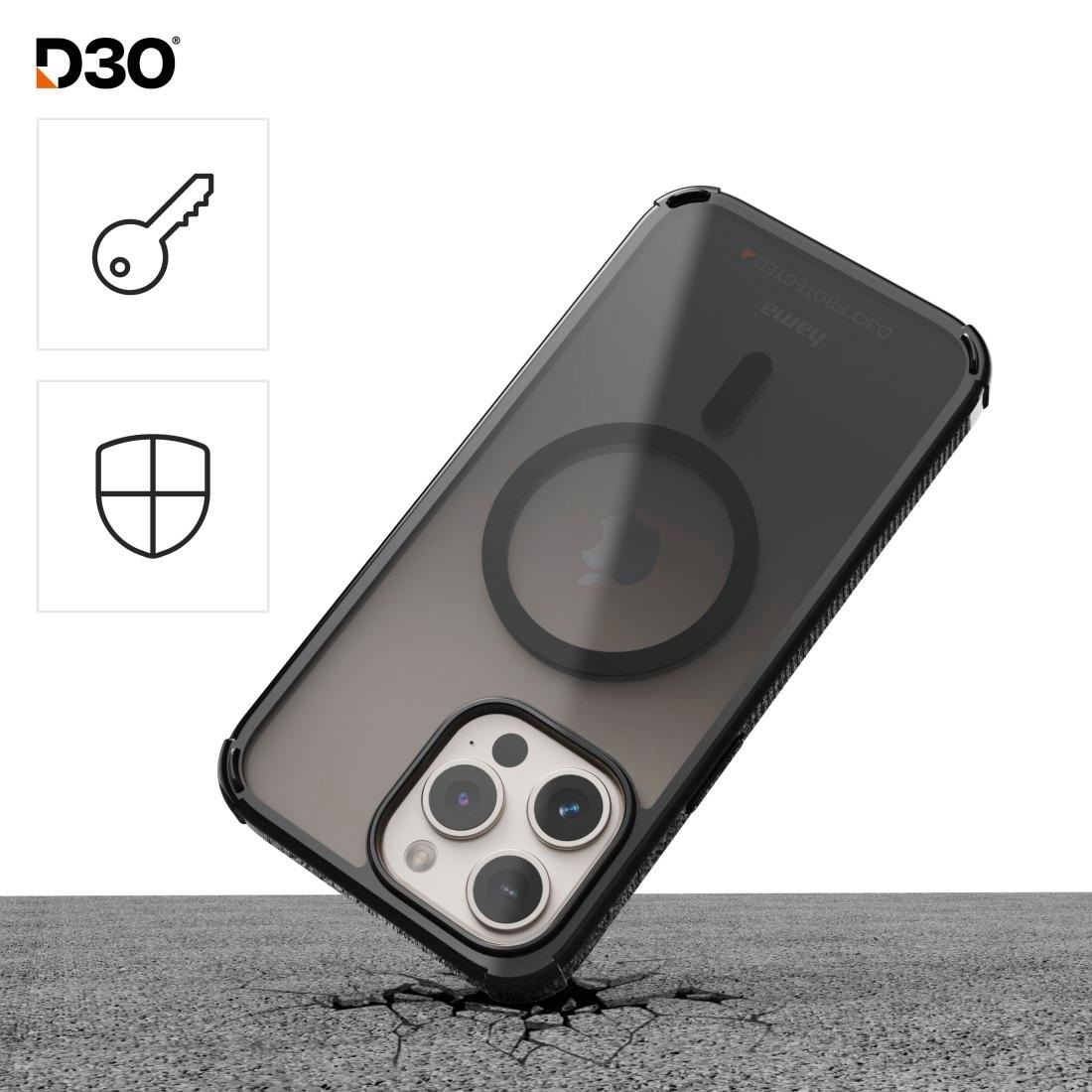 Hama Smartphone-Hülle »Handyhülle „Extreme Protect“ f. iPh. 16 Pro Max (f. MagSafe, stoßfest)« iPhone 16 Pro Max 17,5 cm (6,9 Zoll)