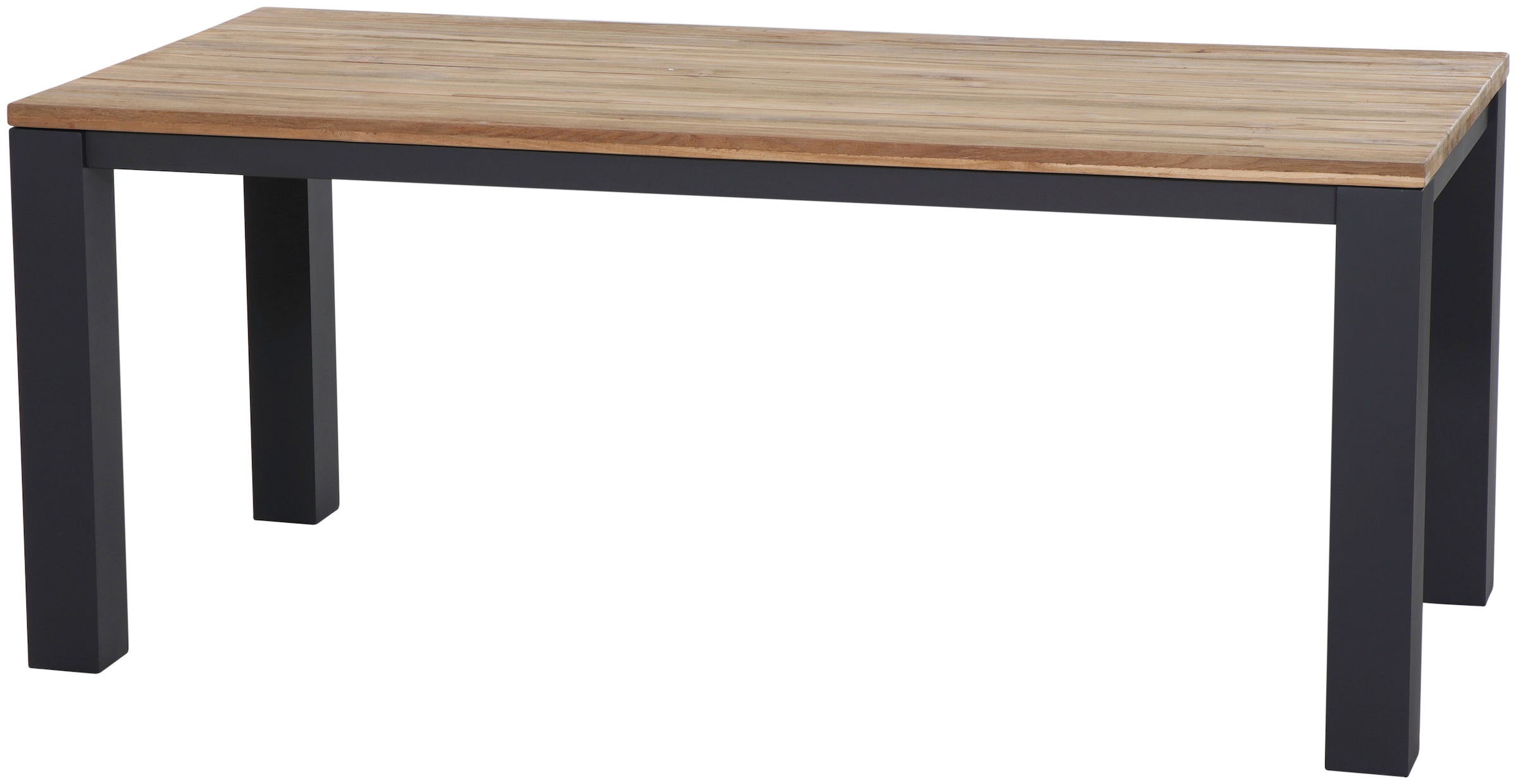 Gartentisch »Boston«, 180x90x76 cm, Aluminium, Teak FSC Recycled 100%