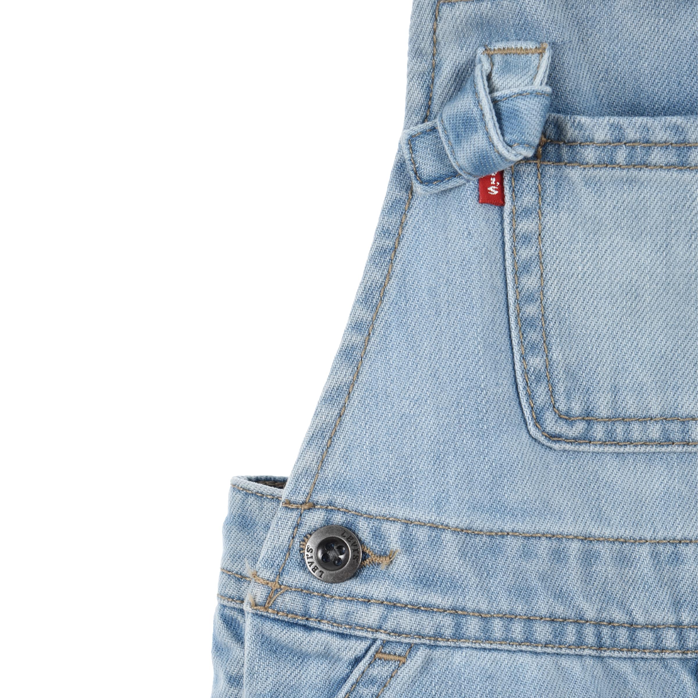 Levi's® Kids Latzhose, aus Denim mit Fade-out Effekten