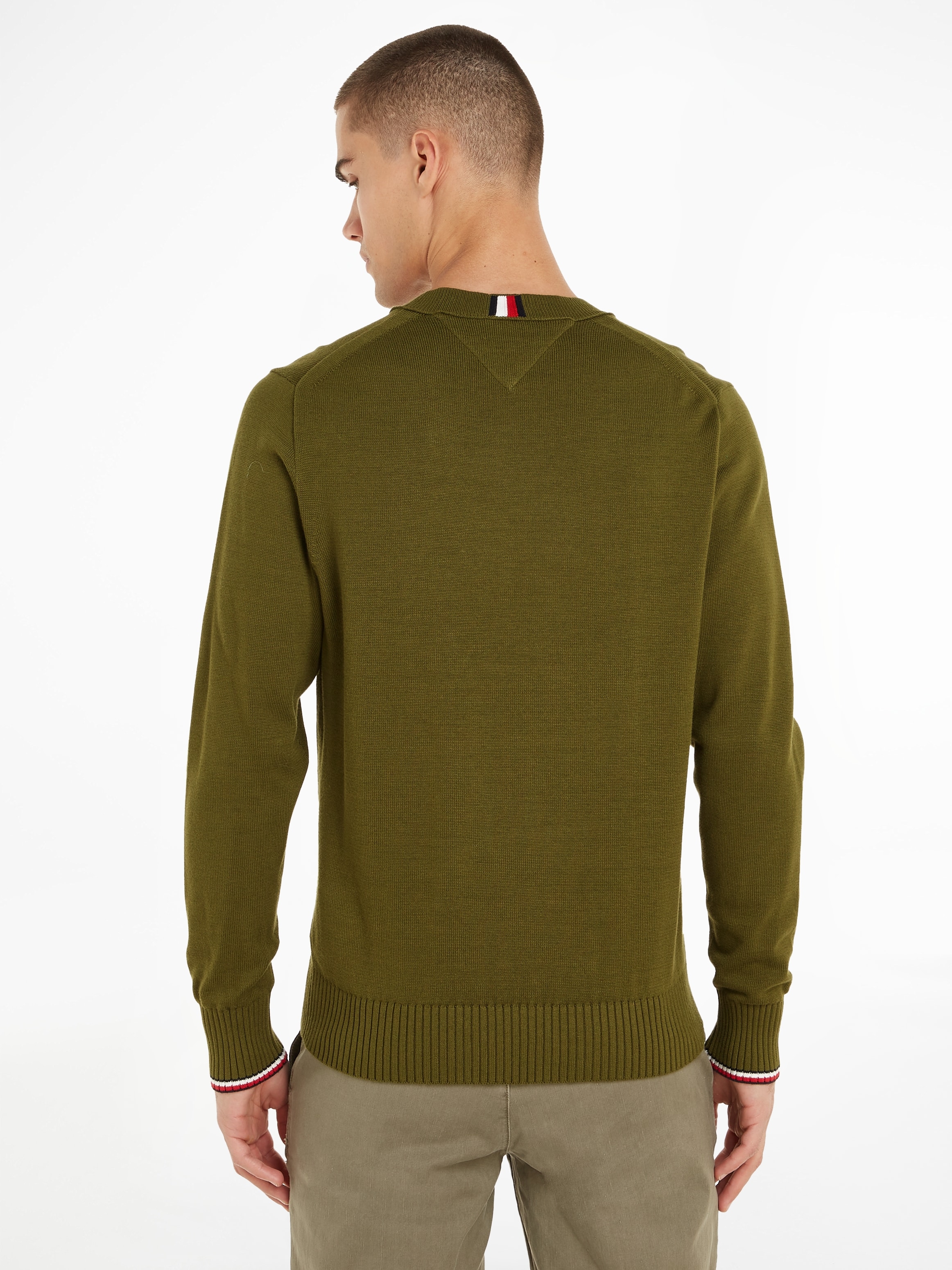 Tommy Hilfiger Rundhalspullover »HILFIGER EMBRO CREW NECK«