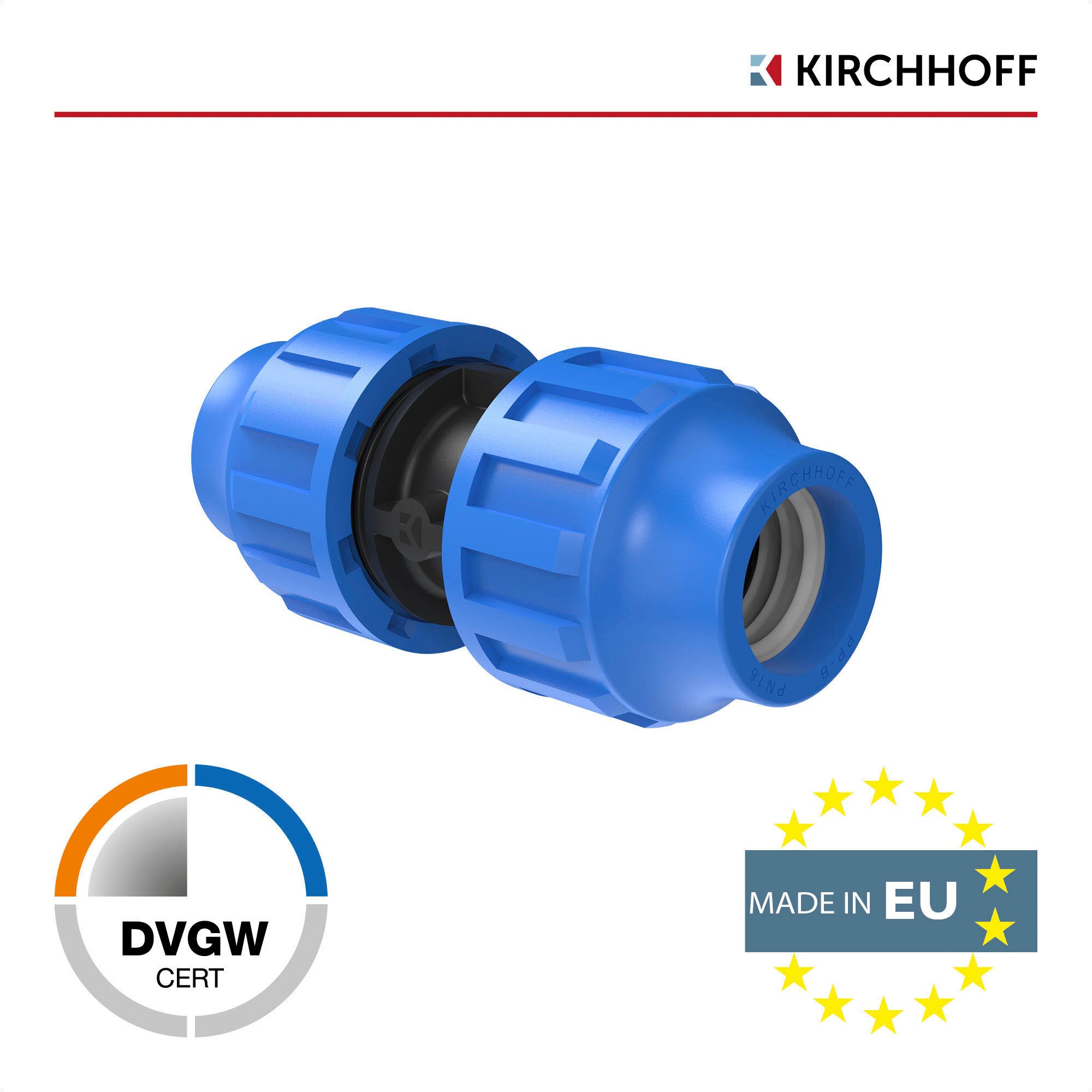 Kirchhoff Anschlussstück, für HDPE Rohr, 20 mm