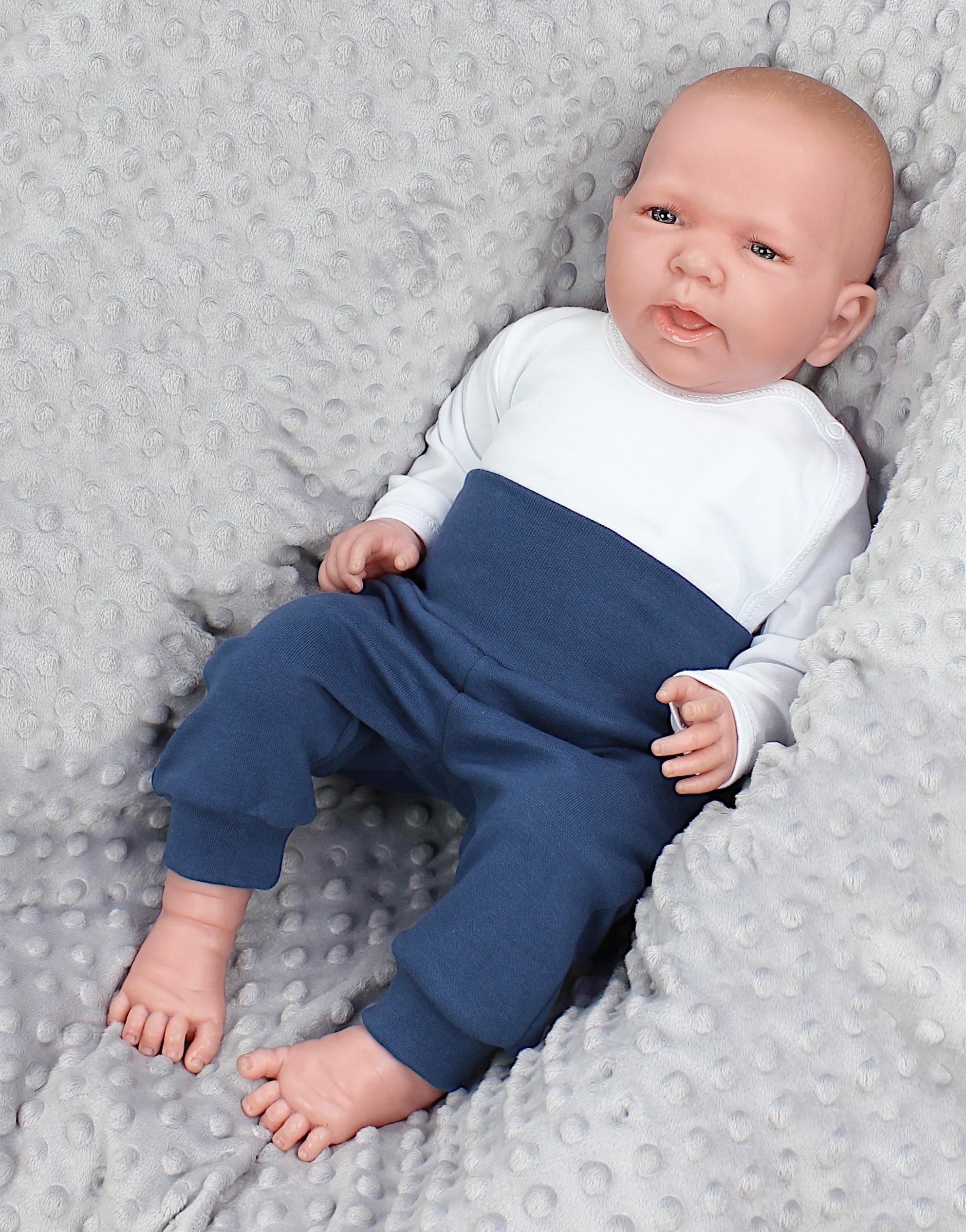 TupTam Jogginghose »Hose Baby Jungen Jogginghose mit Breitem Bund 3er Pack«